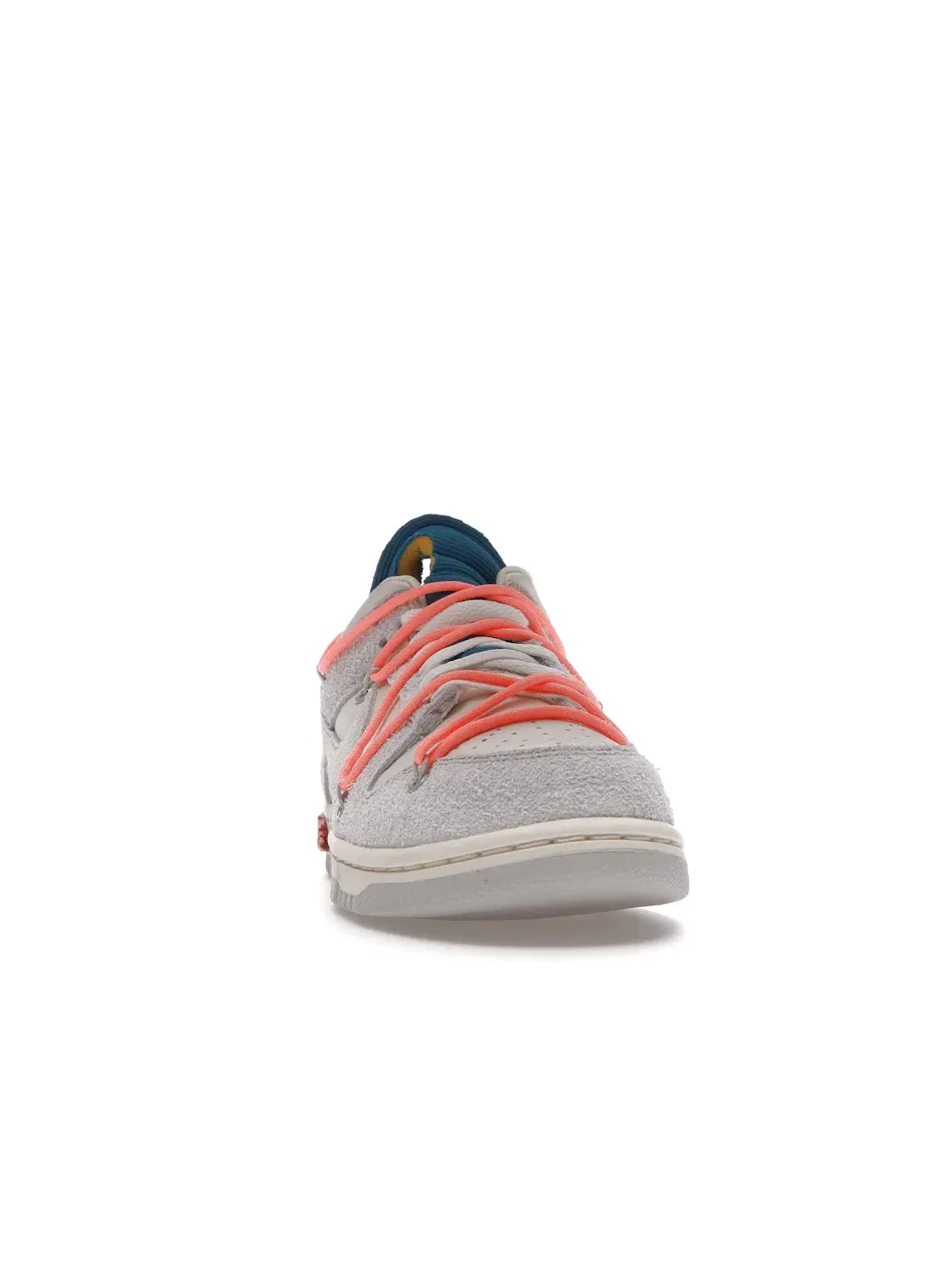 Мужские кроссовки с дизайном Nike Dunk Low Off-White Lot 19 Nike — изображение 2 из 4, серый-оранжевый