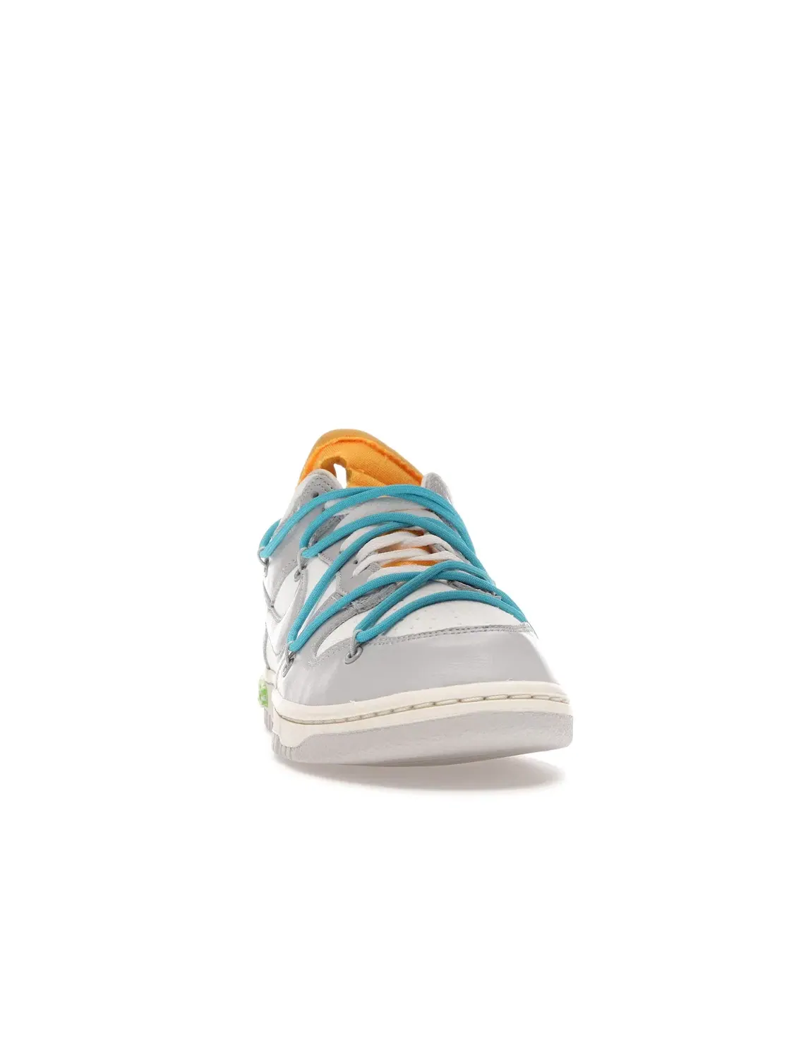 Мужские кроссовки с контрастной расцветкой Nike Dunk Low Off-White Lot 2 Nike — изображение 2 из 4, серый-синий