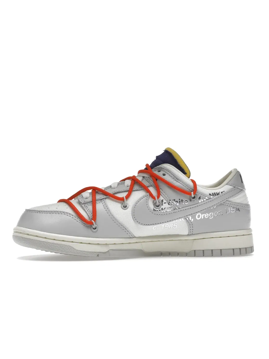 Мужские кроссовки Lifestyle с принтом Nike Dunk Low Nike — изображение 3 из 4, серый-красный