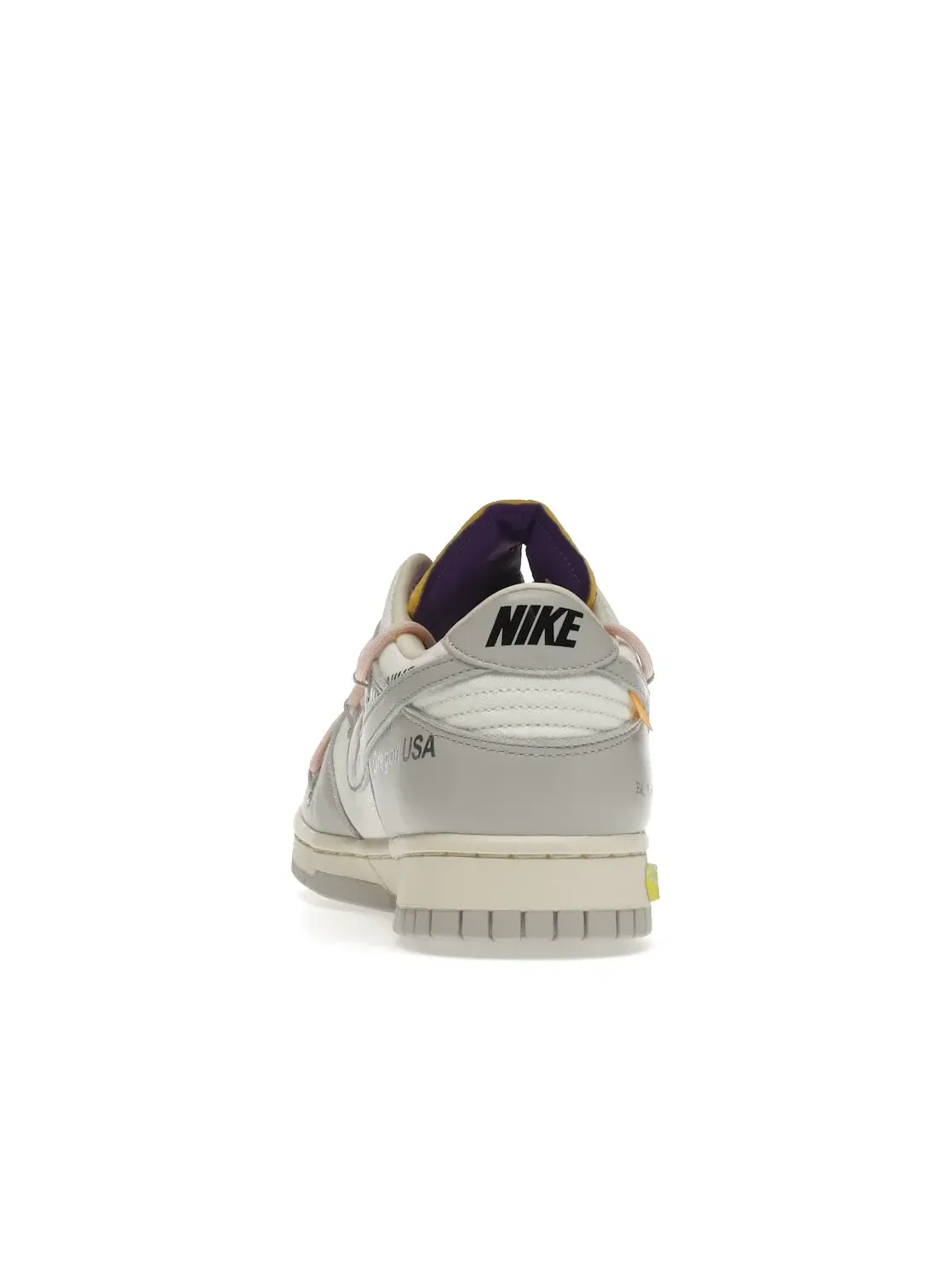Мужские кроссовки Lifestyle Nike Dunk Low Off-White Lot 24 — изображение 4 из 4, серый