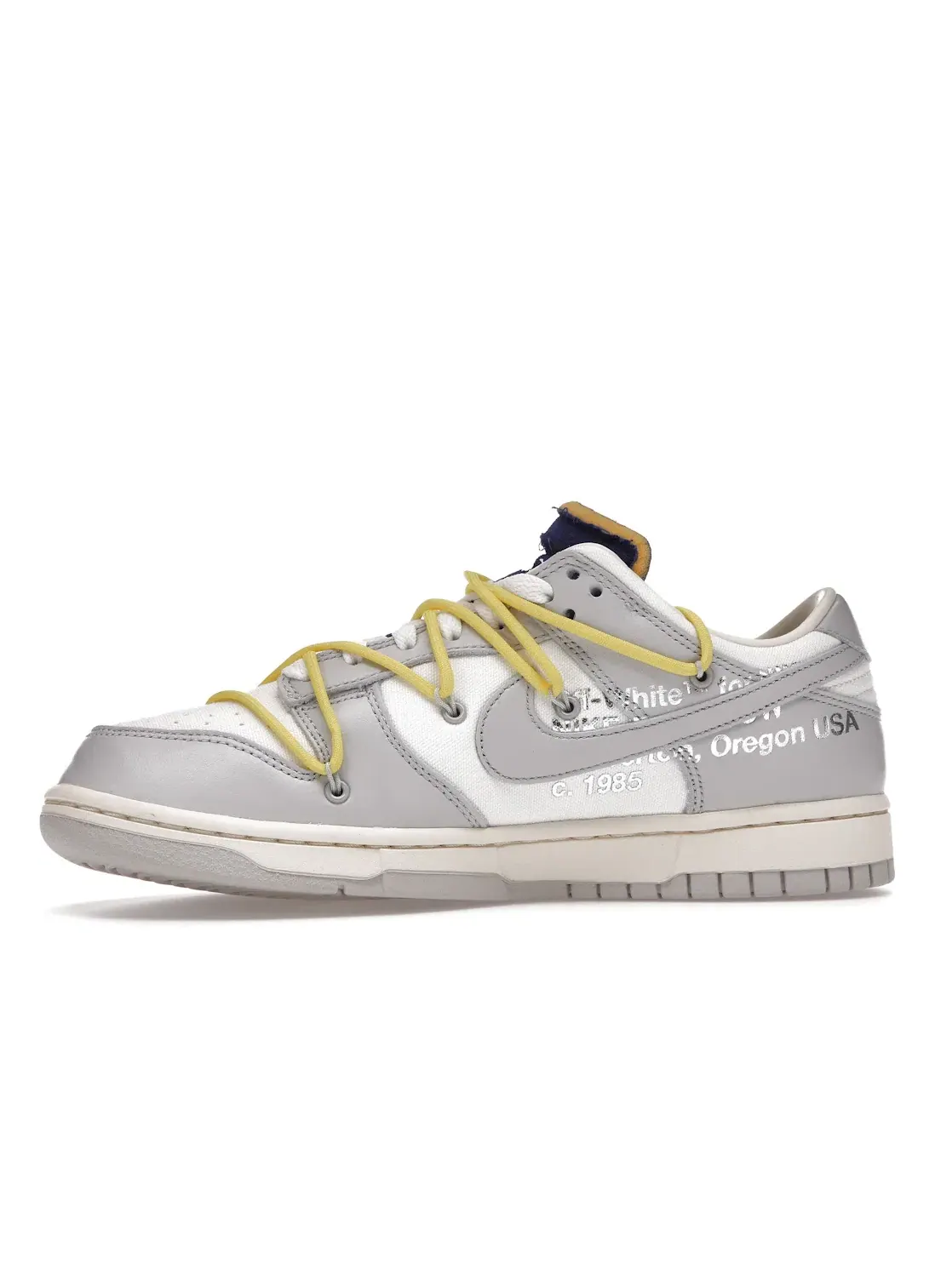 Мужские кроссовки Lifestyle Nike Dunk Low Off-White Lot 27 Nike — изображение 3 из 4, серый