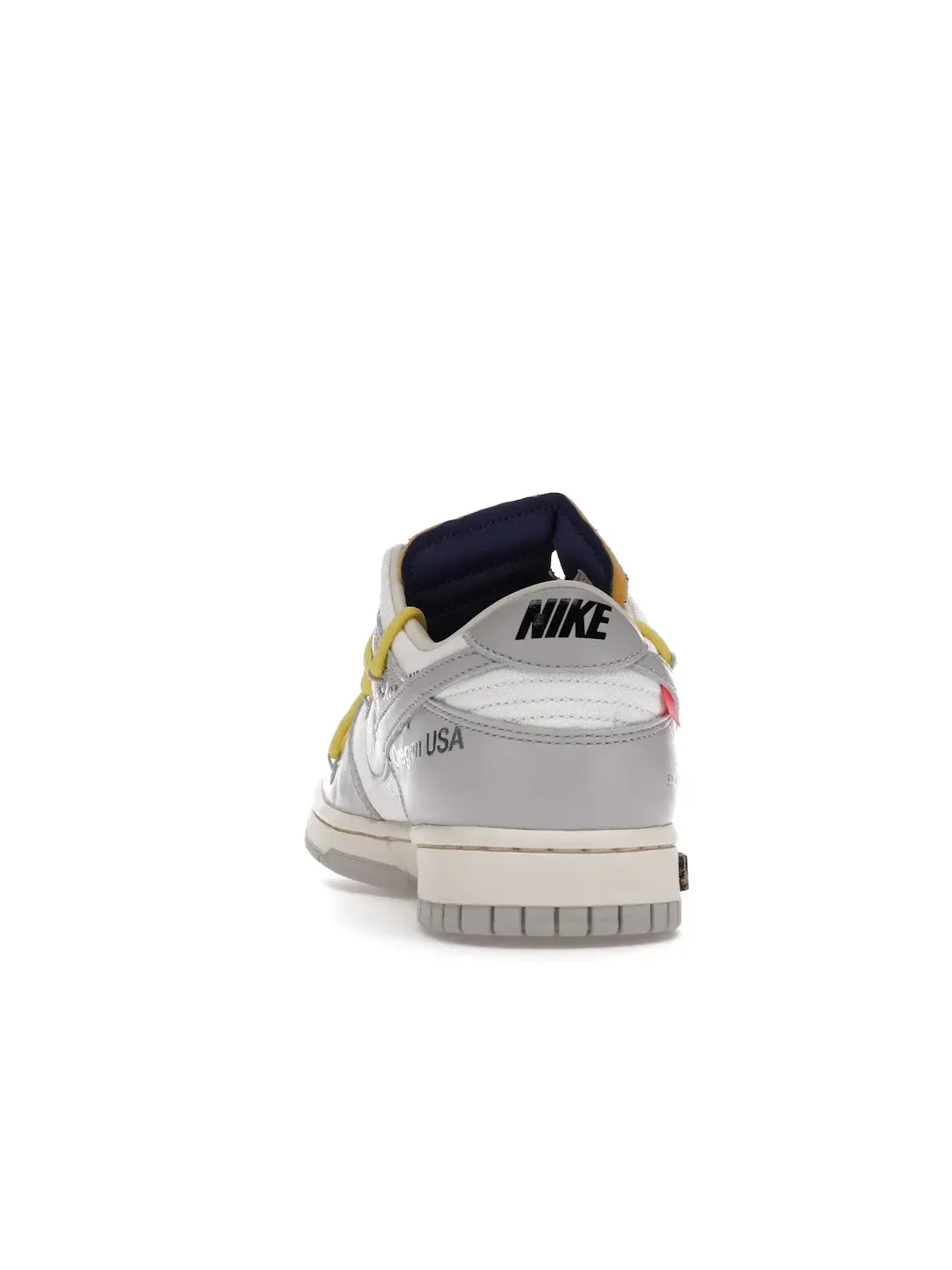 Мужские кроссовки Lifestyle Nike Dunk Low Off-White Lot 27 Nike — изображение 4 из 4, серый