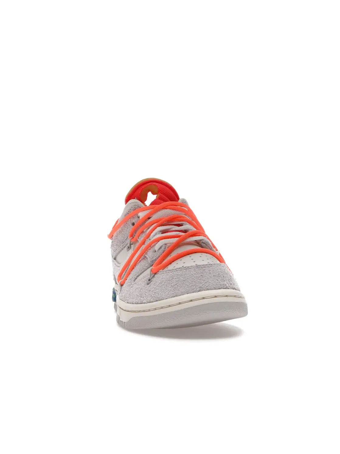 Мужские кроссовки с принтом Nike Dunk Low Off-White Lot 31 Nike — изображение 2 из 4, серый-оранжевый