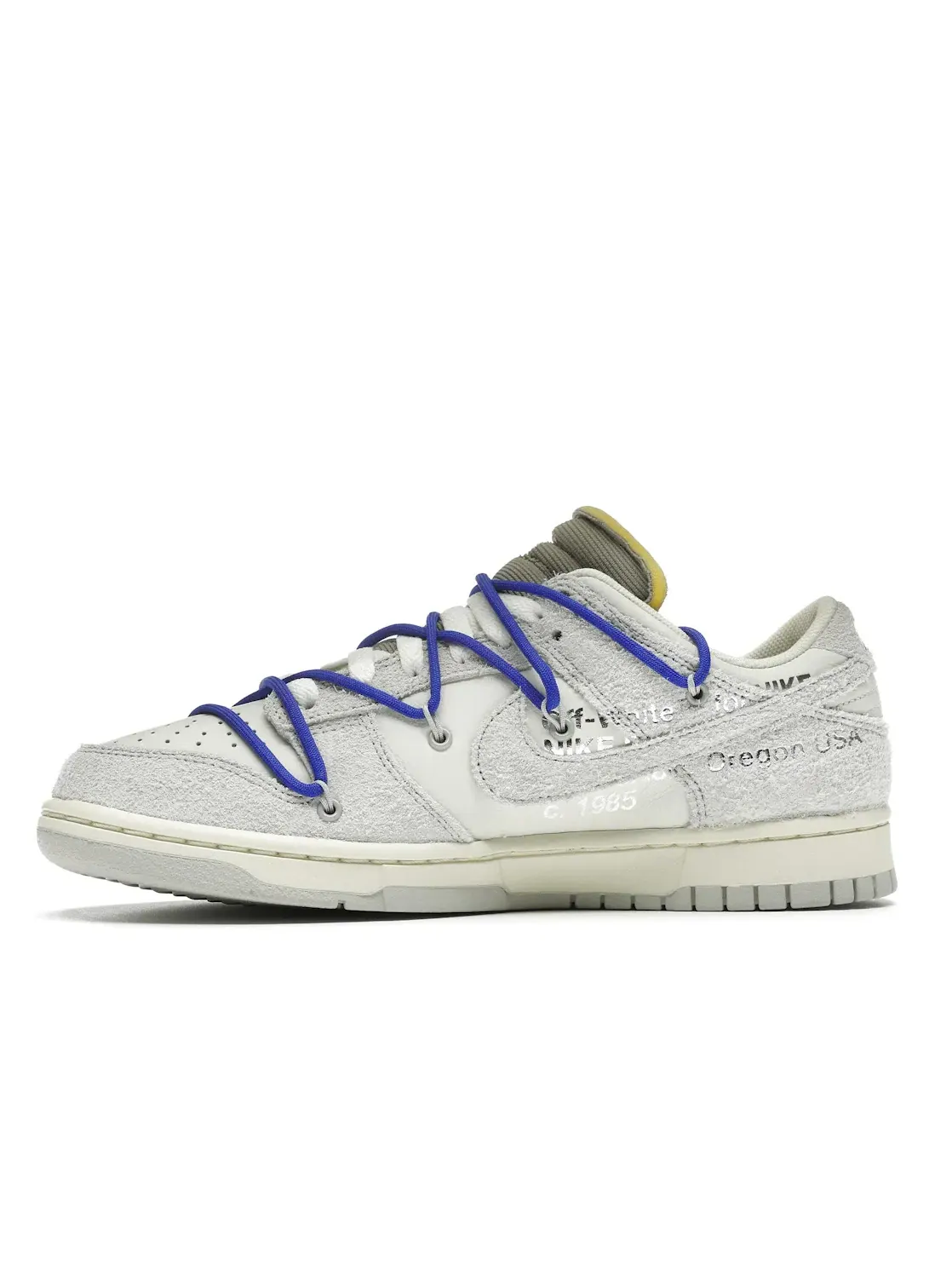 Мужские кроссовки с принтом Nike Dunk Low Nike — изображение 3 из 4, серый-синий