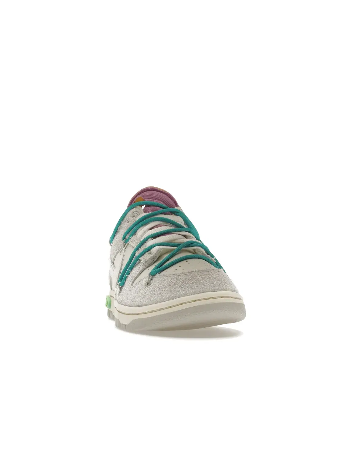 Мужские кроссовки кожаные Nike Dunk Low Off-White Lot 36 Nike — изображение 2 из 4, серый