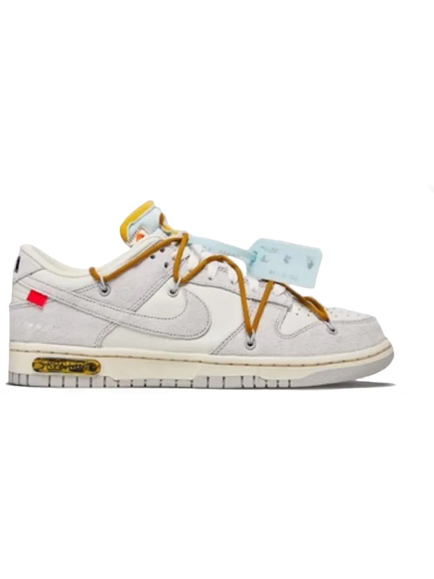 Мужские кроссовки Lifestyle с принтом Nike Dunk Low Off-White — изображение 1 из 1, серый
