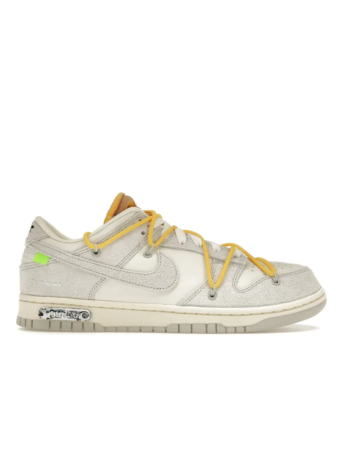 Мужские кроссовки с замшевыми накладками Nike Dunk Low Off-White Lot 39 Nike — изображение 1 из 4, серый