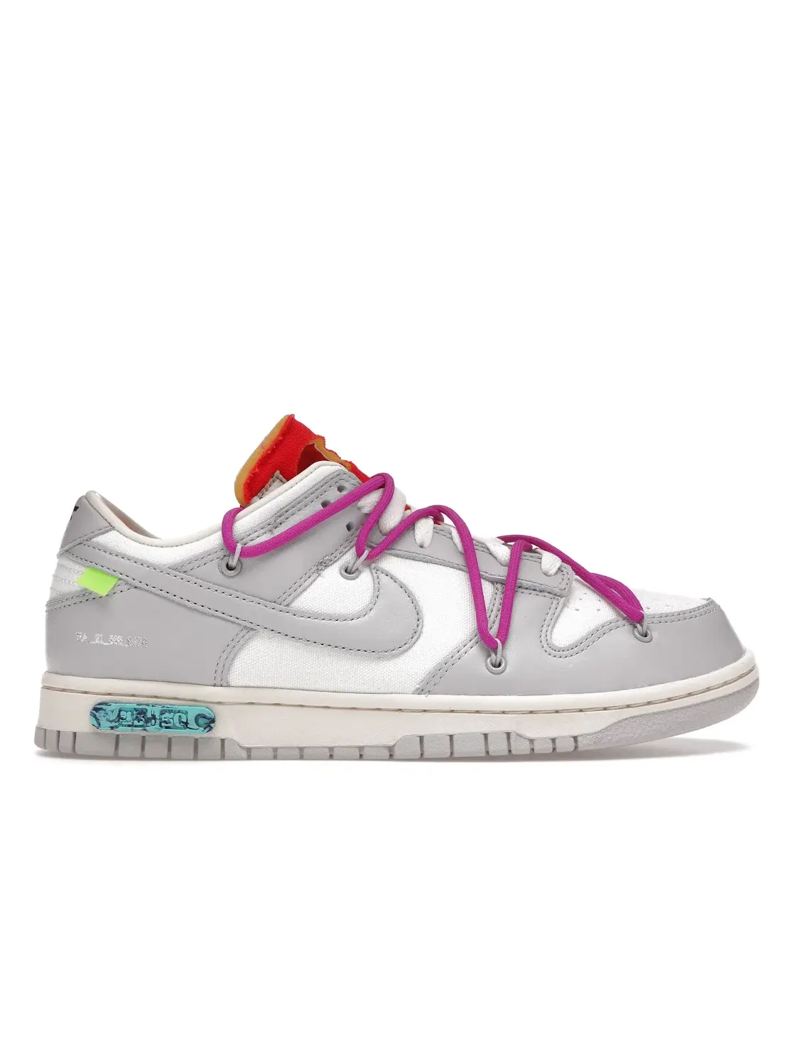 Мужские кроссовки с дизайном Nike Dunk Low Off-White Lot 45 Nike — изображение 1 из 4, серый