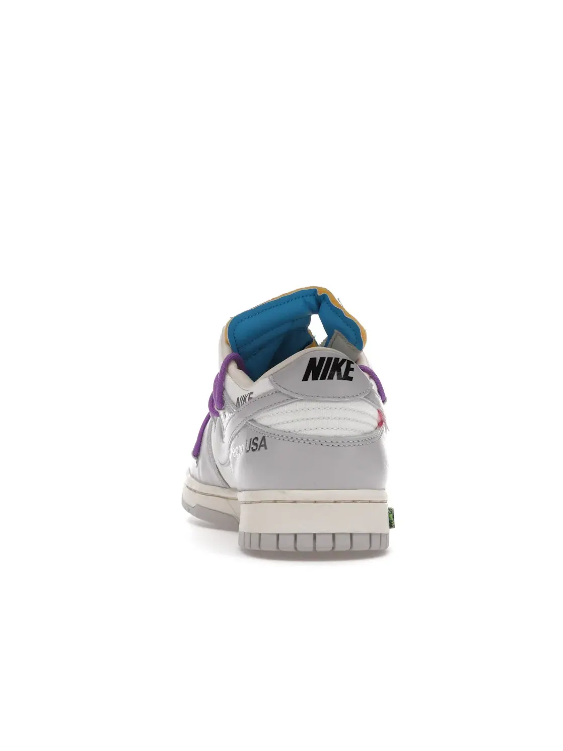 Мужские кроссовки Lifestyle с деконструированным дизайном Nike Dunk Low Off-White Lot 47 Nike — изображение 4 из 4, серый