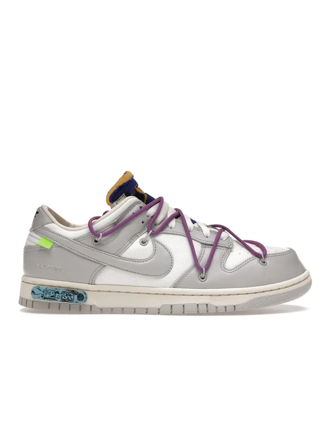 Мужские кроссовки Lifestyle Nike Dunk Low Off-White Lot 48 Nike — изображение 1 из 4, серый