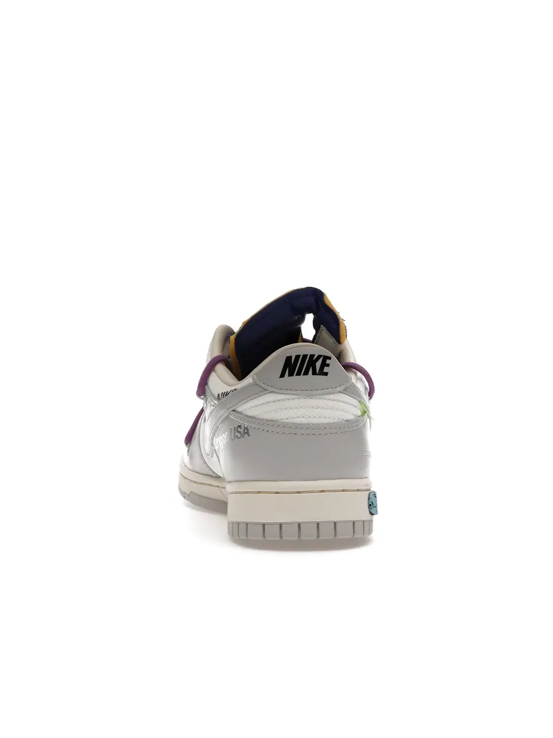 Мужские кроссовки Lifestyle Nike Dunk Low Off-White Lot 48 Nike — изображение 4 из 4, серый