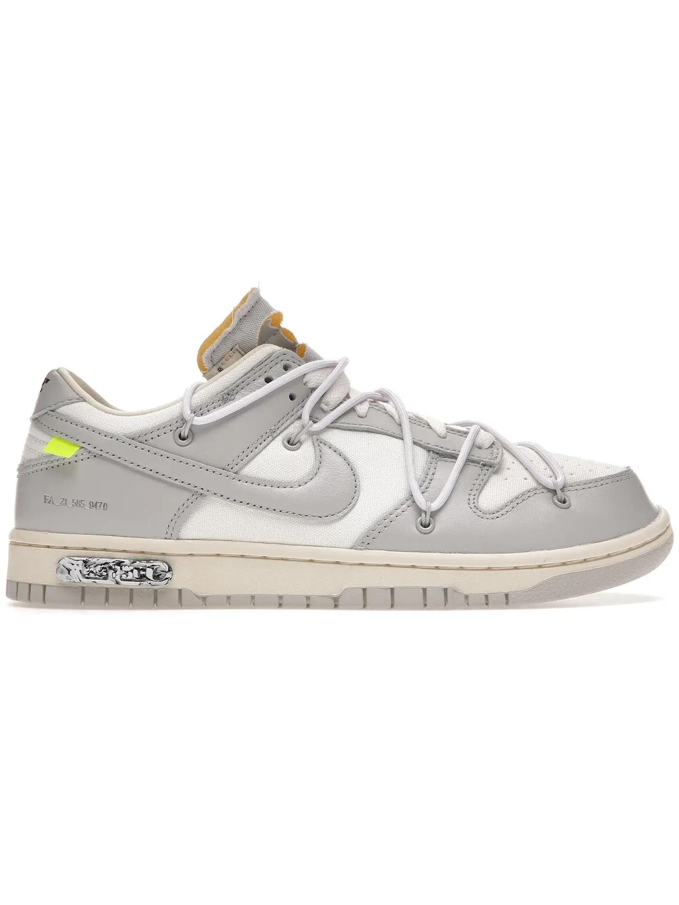 Мужские кроссовки Lifestyle с принтом Nike Dunk Low Nike — изображение 1 из 1, серый-белый