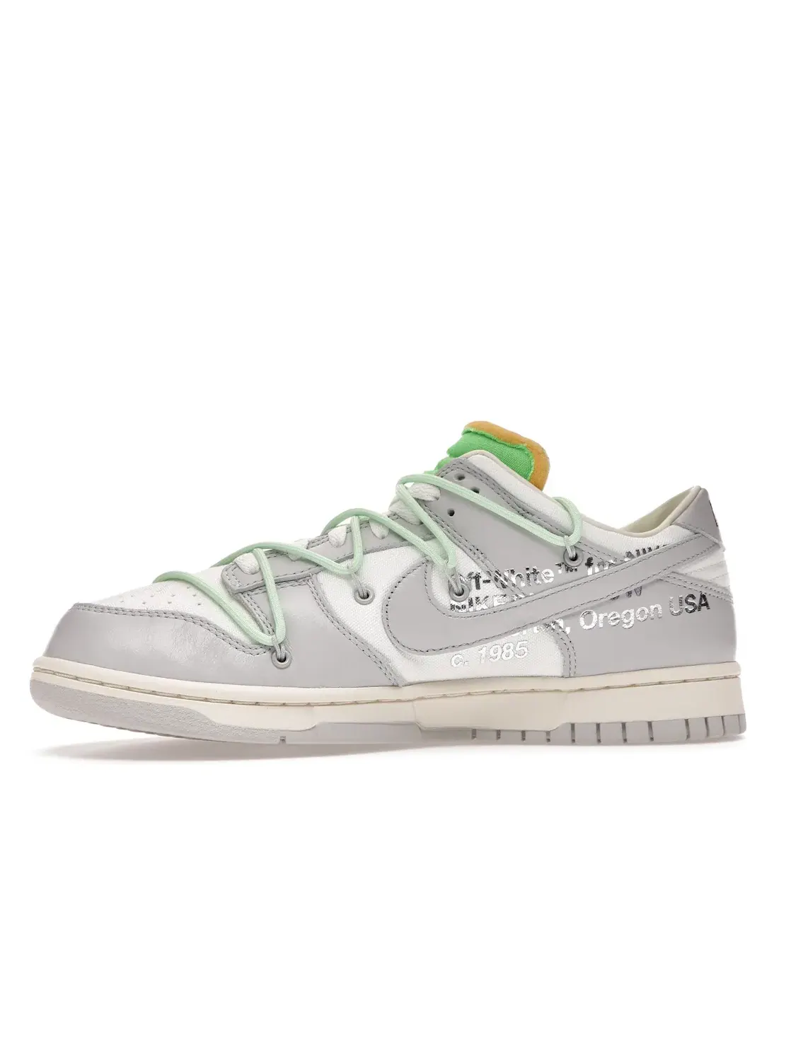 Мужские кроссовки Lifestyle с принтом Nike Dunk Low Nike — изображение 3 из 4, серый-зеленый