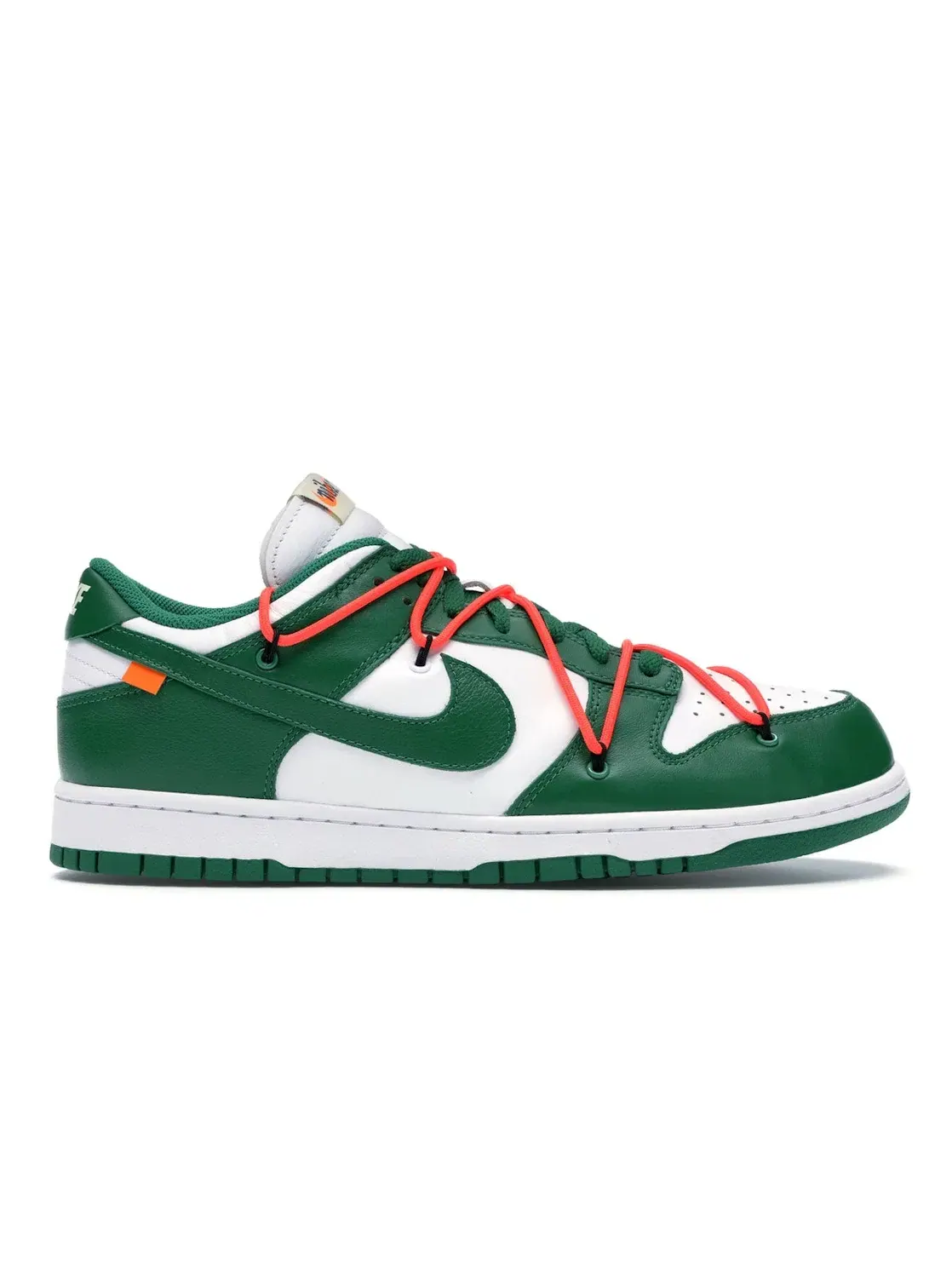 Мужские кроссовки Lifestyle Nike Dunk Low Off-White — изображение 1 из 4, белый/зеленый-зеленый