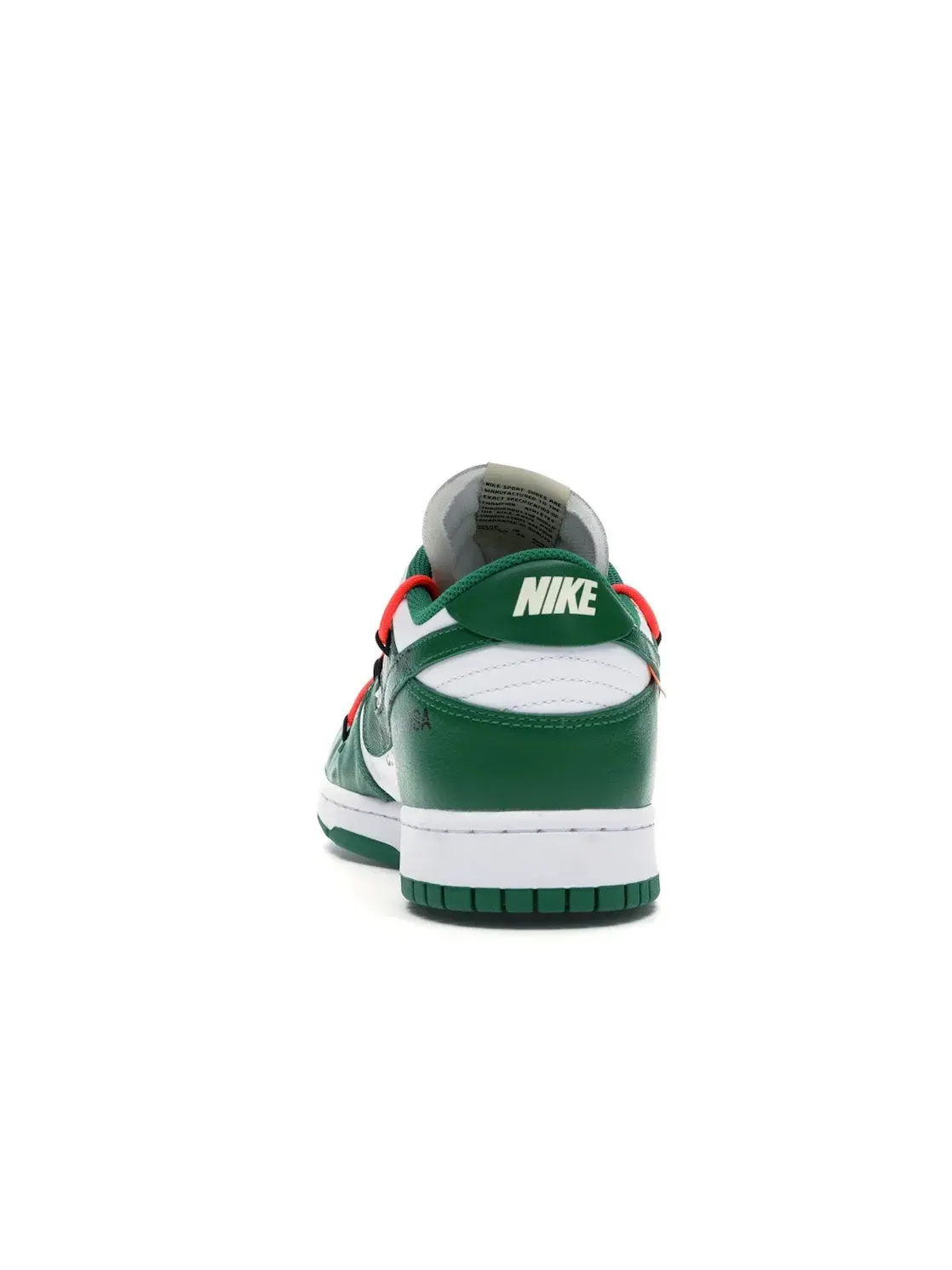 Мужские кроссовки Lifestyle Nike Dunk Low Off-White — изображение 4 из 4, белый/зеленый-зеленый