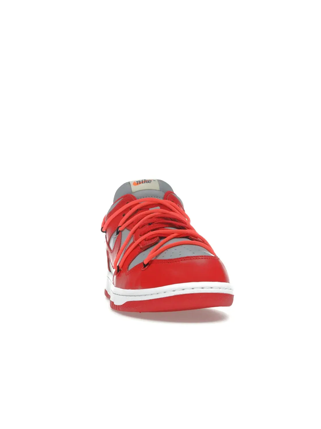 Мужские кроссовки Lifestyle с принтом Nike Dunk Low Off-White Nike — изображение 2 из 4, красный/красный-серый