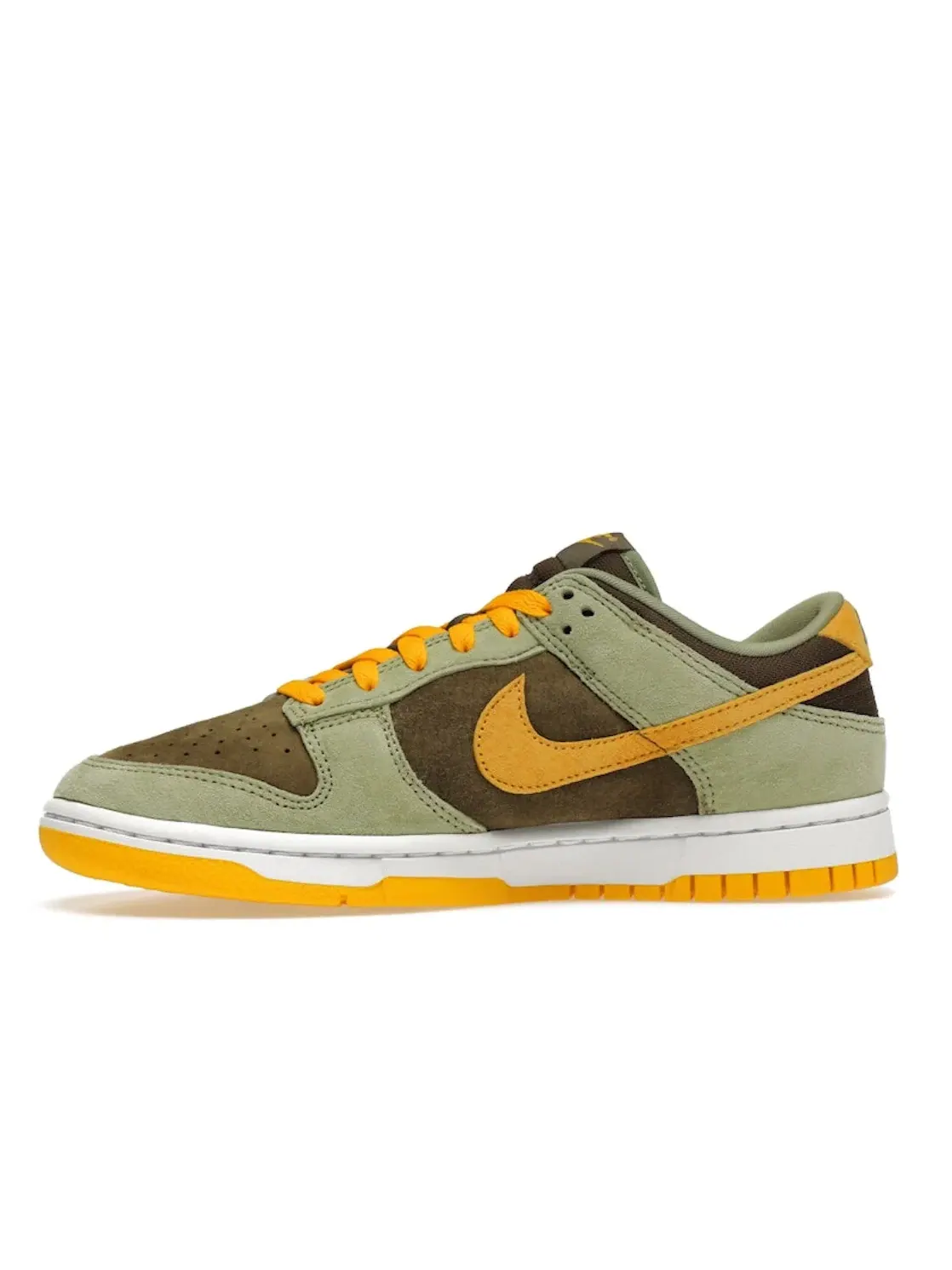 Мужские кроссовки Lifestyle Nike Dunk Low — изображение 3 из 4, оливковый/золотистый