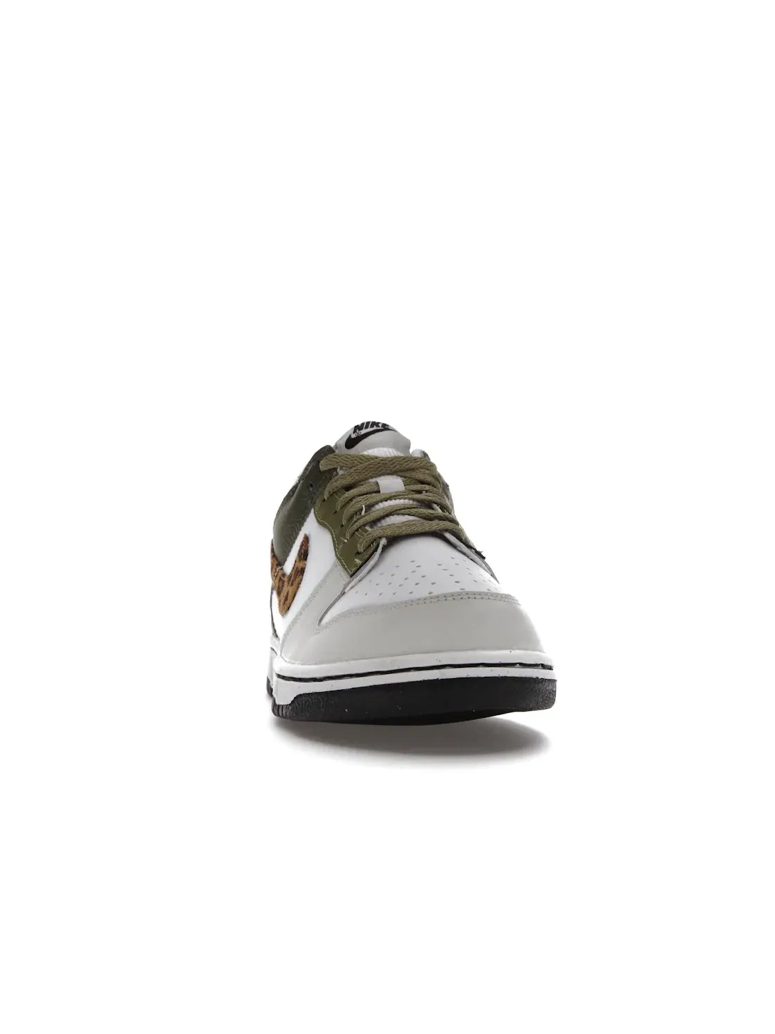 Детские кроссовки Lifestyle с принтом Nike Dunk Low Nike — изображение 2 из 4, белый//зеленый/черный