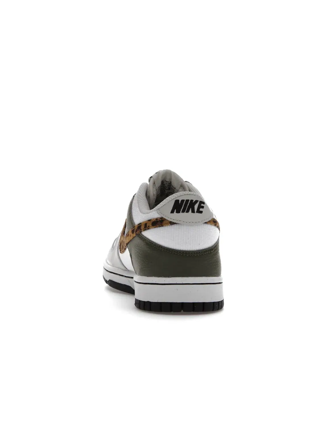 Детские кроссовки Lifestyle с принтом Nike Dunk Low Nike — изображение 4 из 4, белый//зеленый/черный