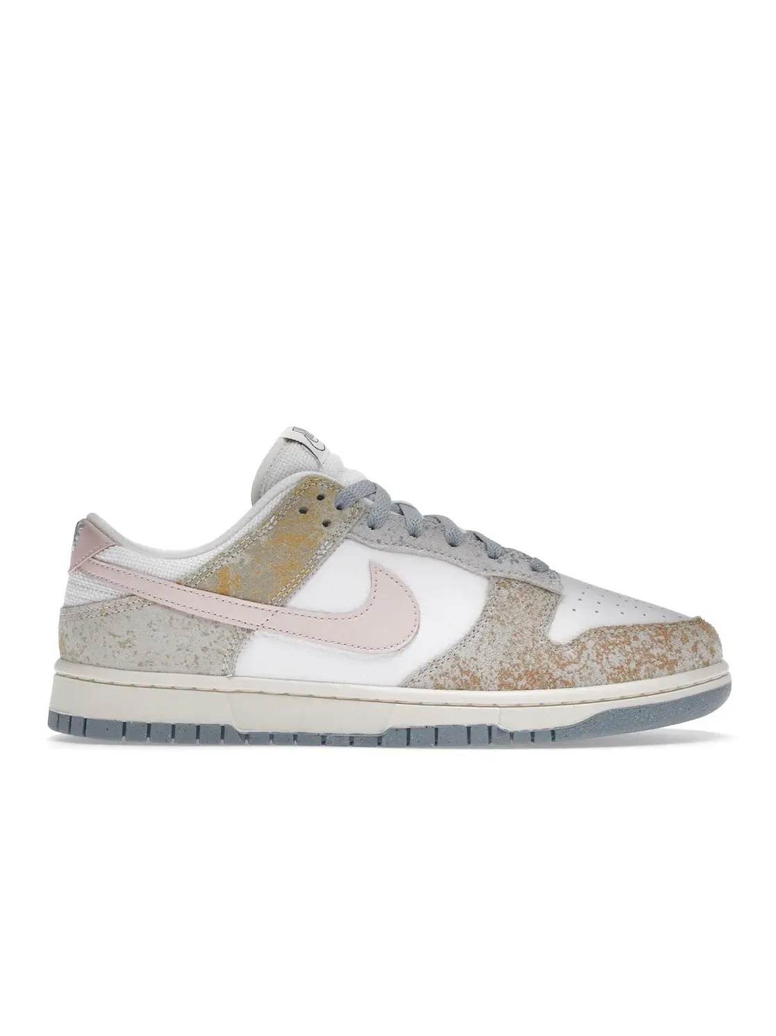 Мужские кроссовки с принтом Nike Dunk Low Nike — изображение 1 из 4, белый/розовый-синий