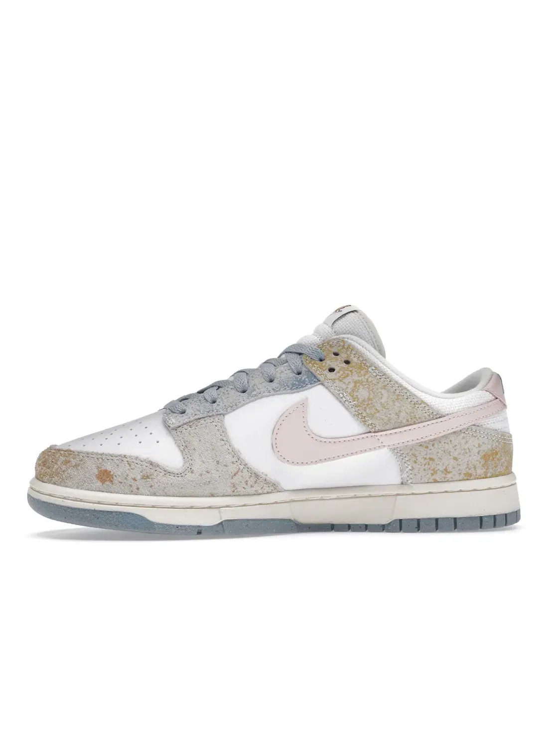 Мужские кроссовки с принтом Nike Dunk Low Nike — изображение 3 из 4, белый/розовый-синий