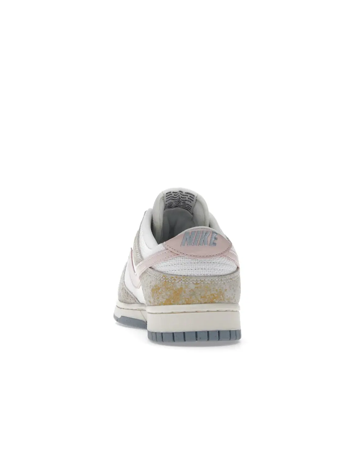 Мужские кроссовки с принтом Nike Dunk Low Nike — изображение 4 из 4, белый/розовый-синий