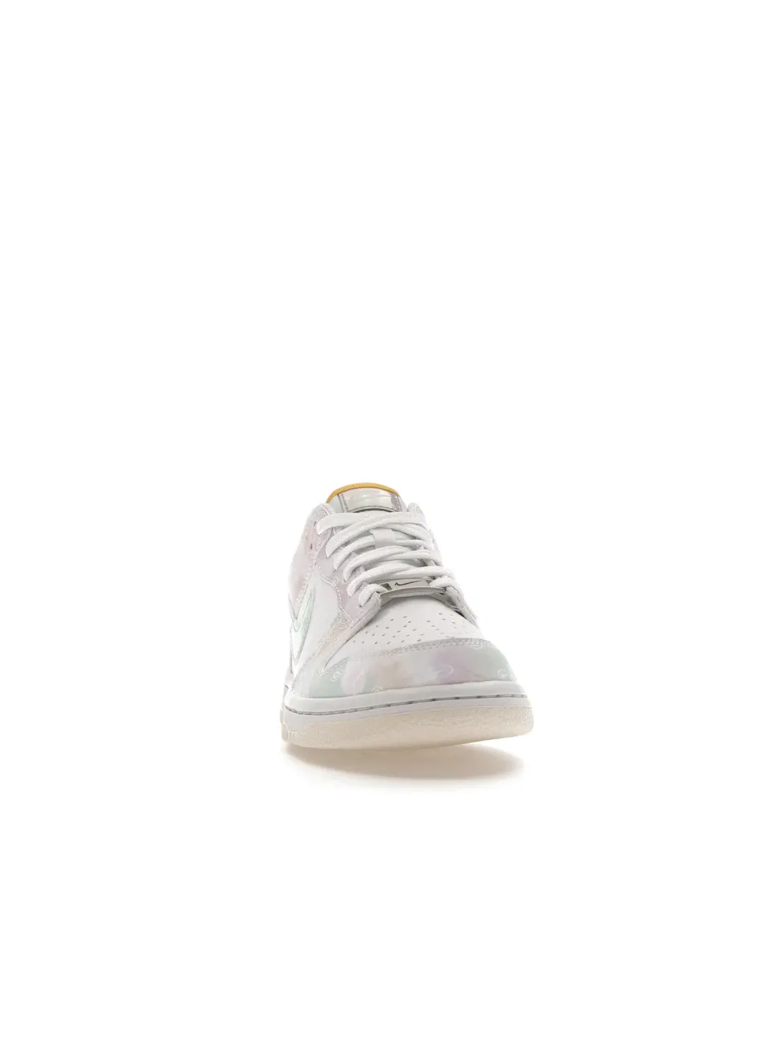Детские кроссовки с принтом Nike Dunk Low Nike — изображение 2 из 4, белый/белый