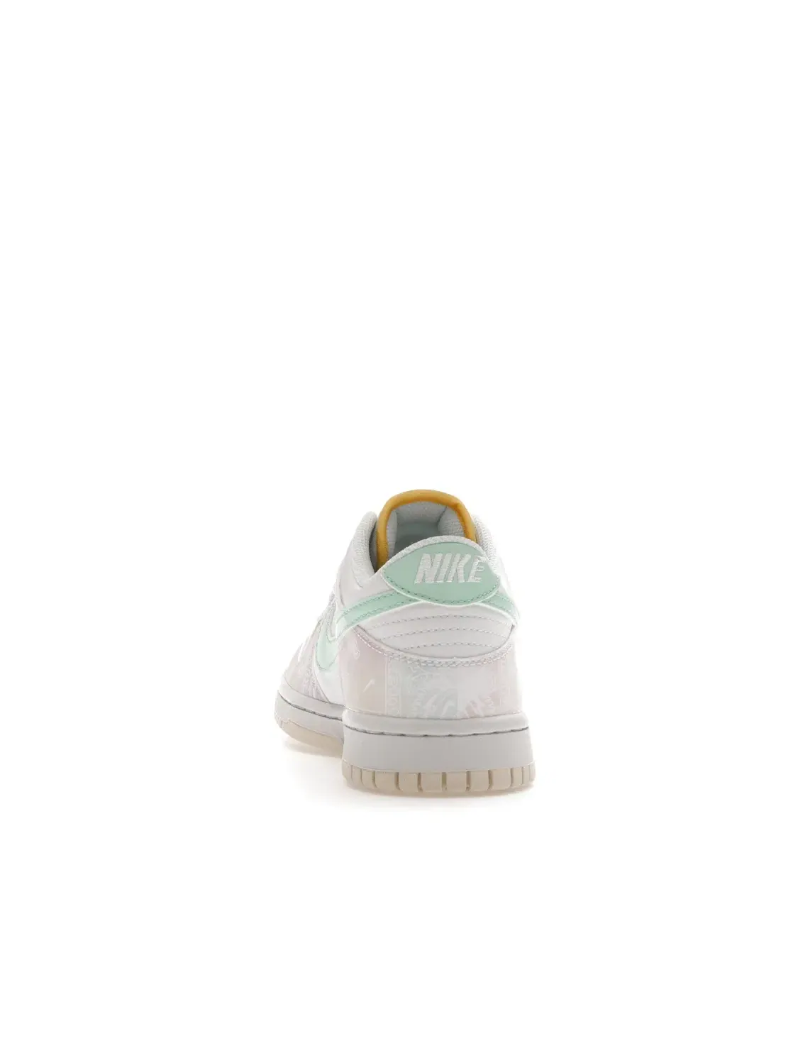 Детские кроссовки с принтом Nike Dunk Low Nike — изображение 4 из 4, белый/белый