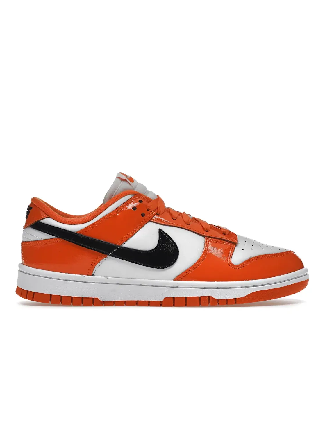 Женские кроссовки Lifestyle с принтом Nike Dunk Low Nike — изображение 1 из 4, оранжевый/белый/черный