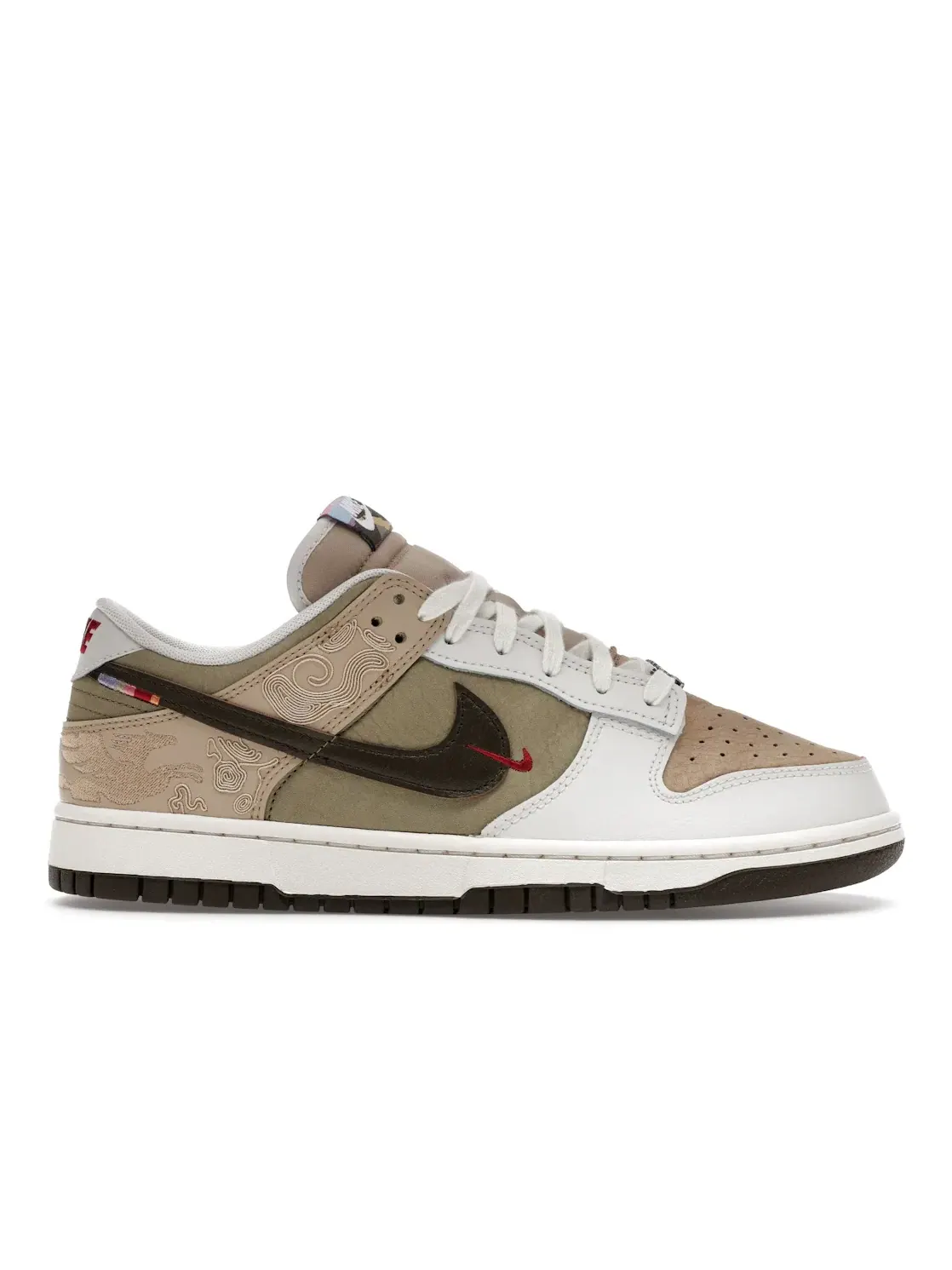 Мужские кроссовки Lifestyle Nike Dunk Low — изображение 1 из 4, оливковый/темный