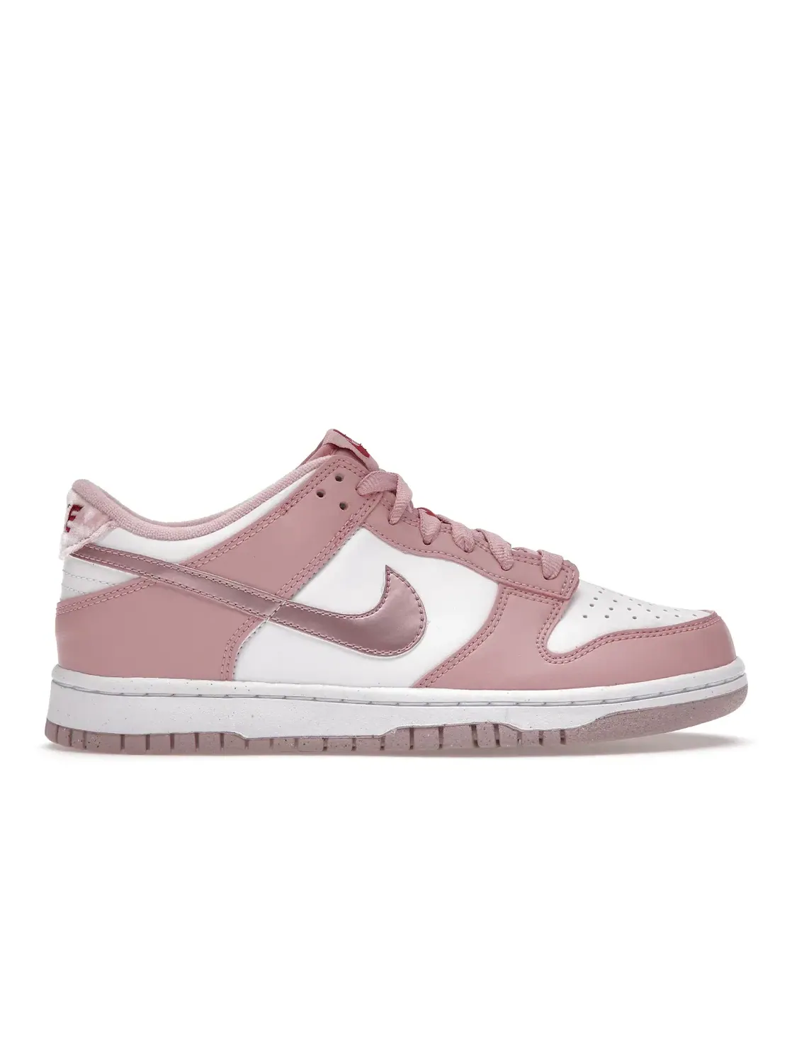 Детские кроссовки Lifestyle Nike Nike Dunk Low — изображение 1 из 4, белый/розовый/белый
