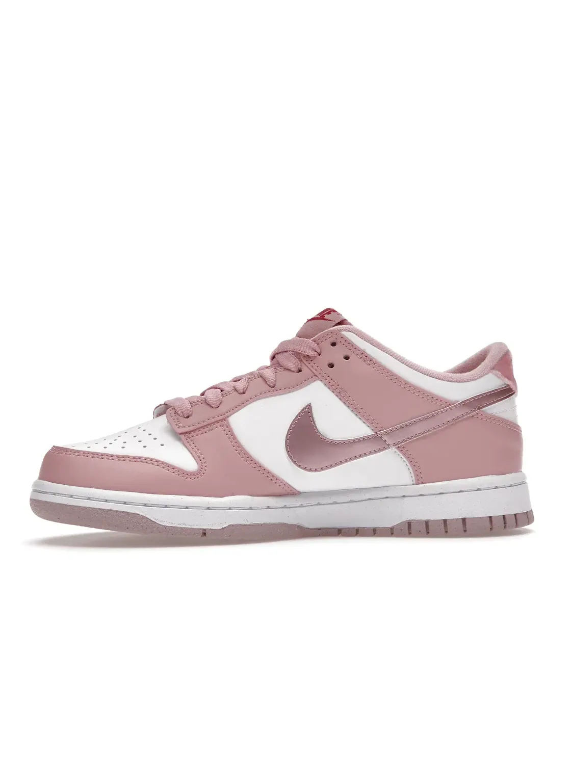 Детские кроссовки Lifestyle Nike Nike Dunk Low — изображение 3 из 4, белый/розовый/белый