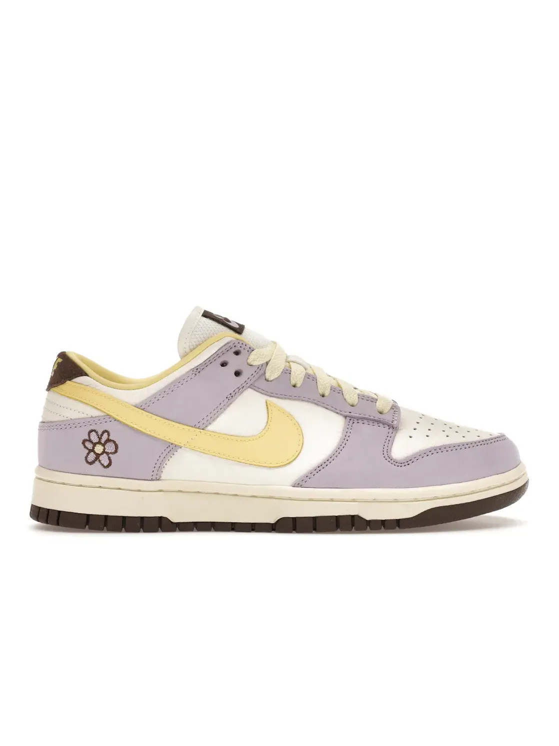 Женские кроссовки Lifestyle с цветочным акцентом Nike Dunk Low Premium — изображение 1 из 4, желтый///коричневый