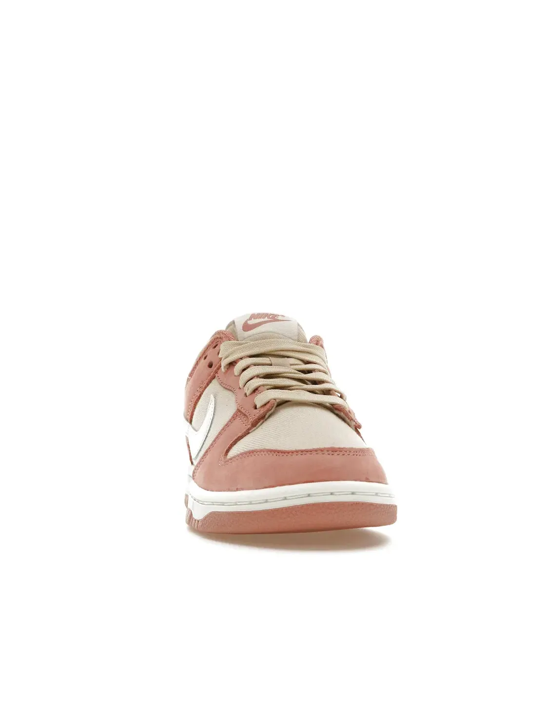 Мужские кроссовки Lifestyle с замшевыми накладками Nike Dunk Low PRM — изображение 2 из 4, красный/белый