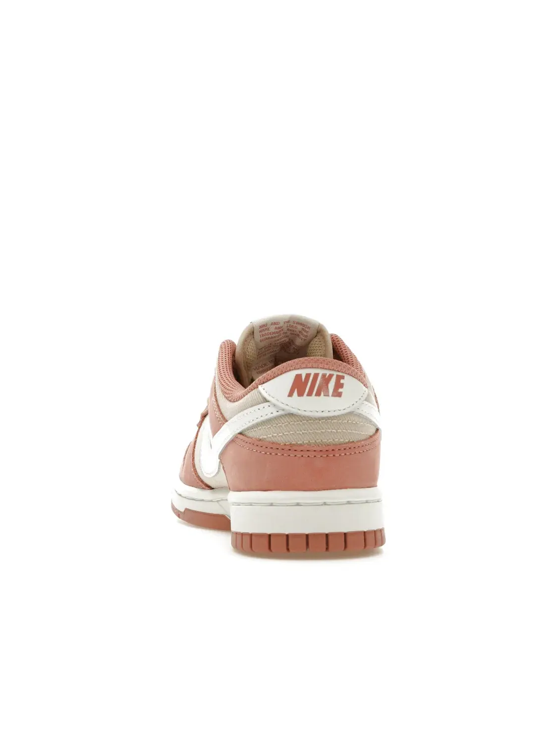 Мужские кроссовки Lifestyle с замшевыми накладками Nike Dunk Low PRM — изображение 4 из 4, красный/белый