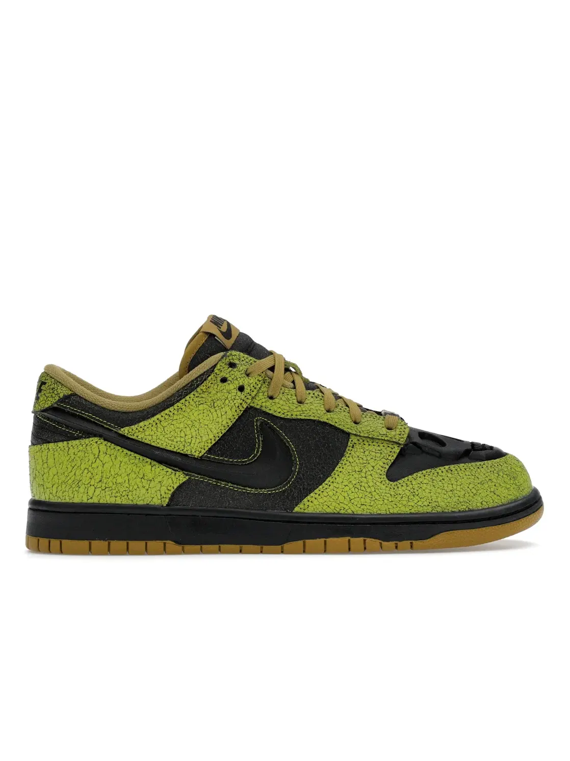 Мужские кроссовки Lifestyle с принтом Nike Dunk Low Retro QS Halloween Skull — изображение 1 из 4, яркий/черный/зеленый