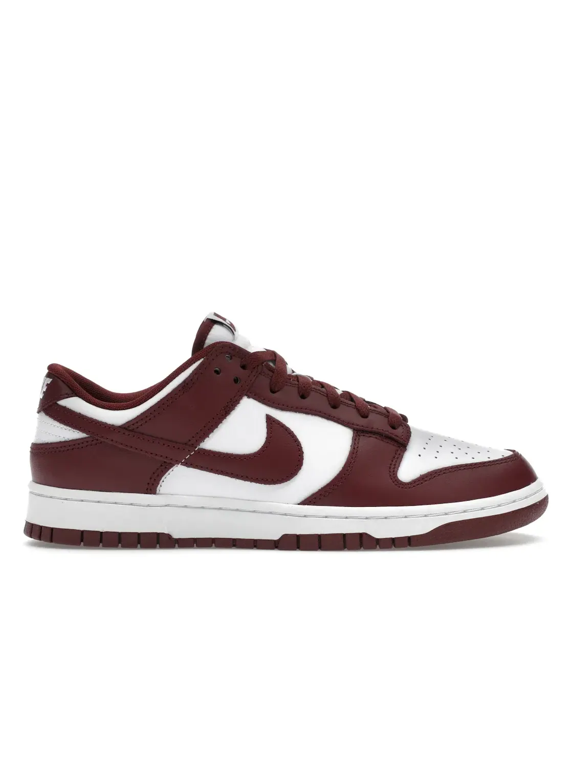 Мужские кроссовки с перфорированным носком Nike Dunk Low Nike — изображение 1 из 4, белый//красный