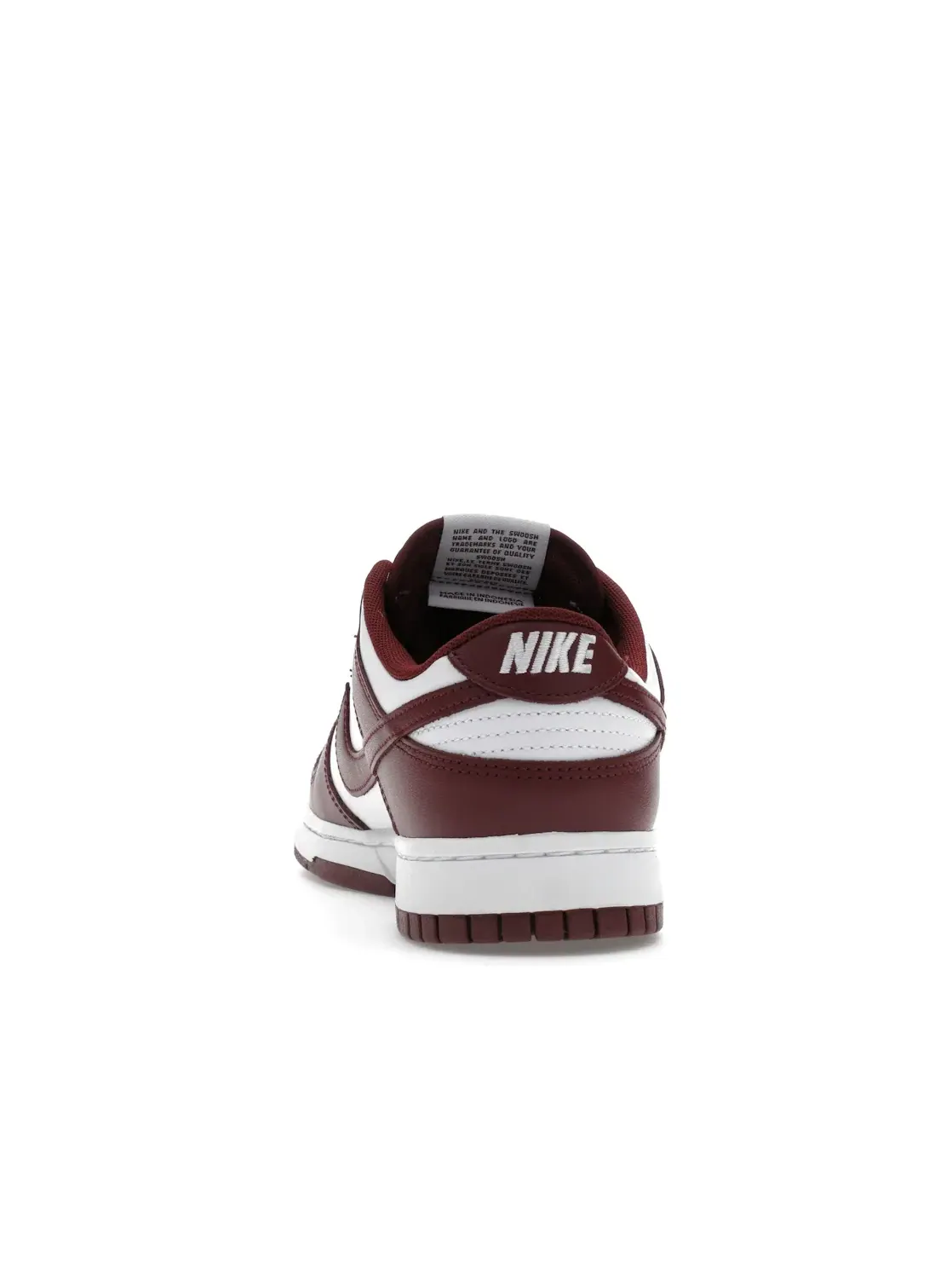 Мужские кроссовки с перфорированным носком Nike Dunk Low Nike — изображение 4 из 4, белый//красный