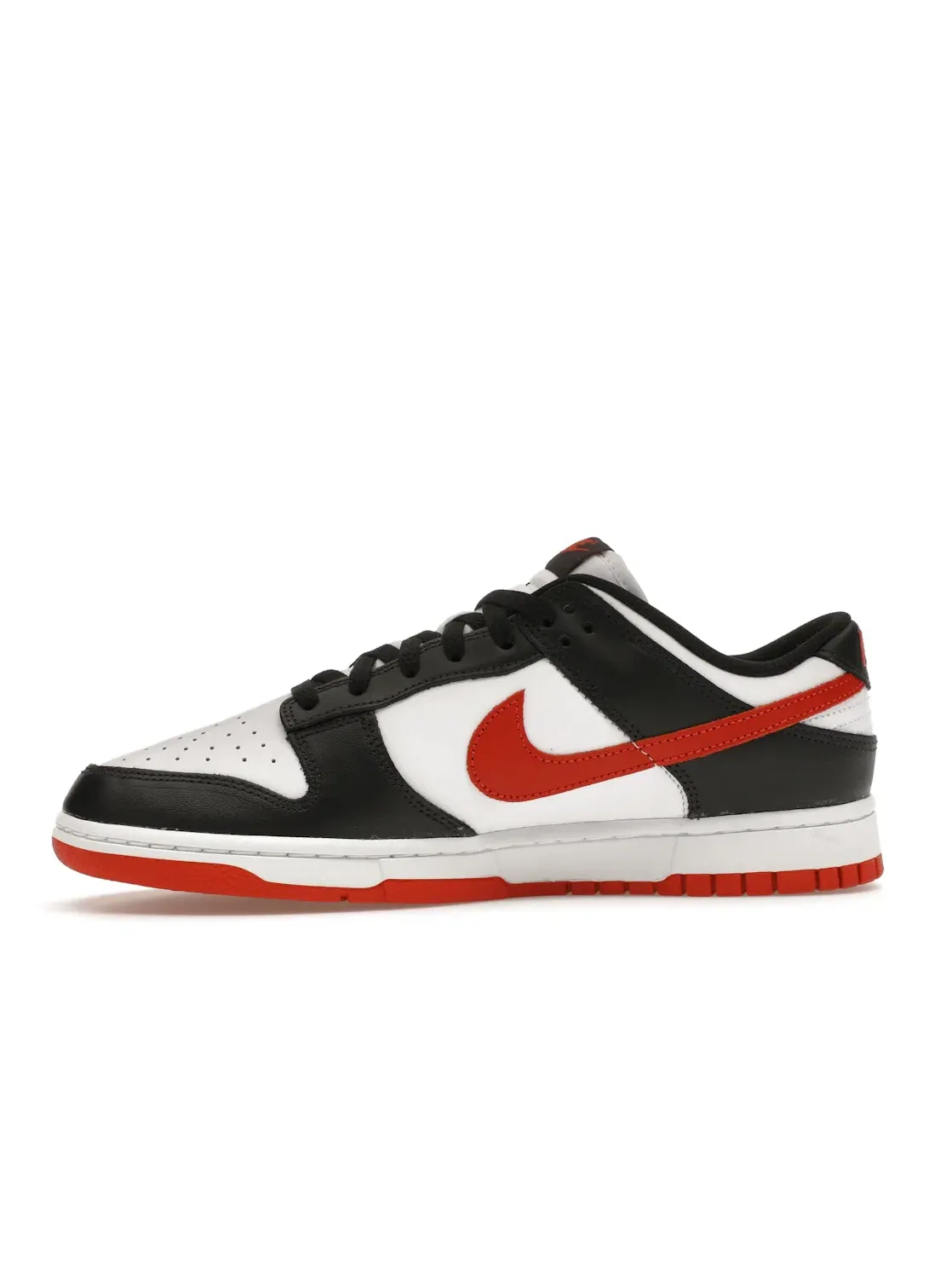 Мужские кроссовки с кожаным верхом Nike Dunk Low Retro — изображение 3 из 4, белый/красный/черный