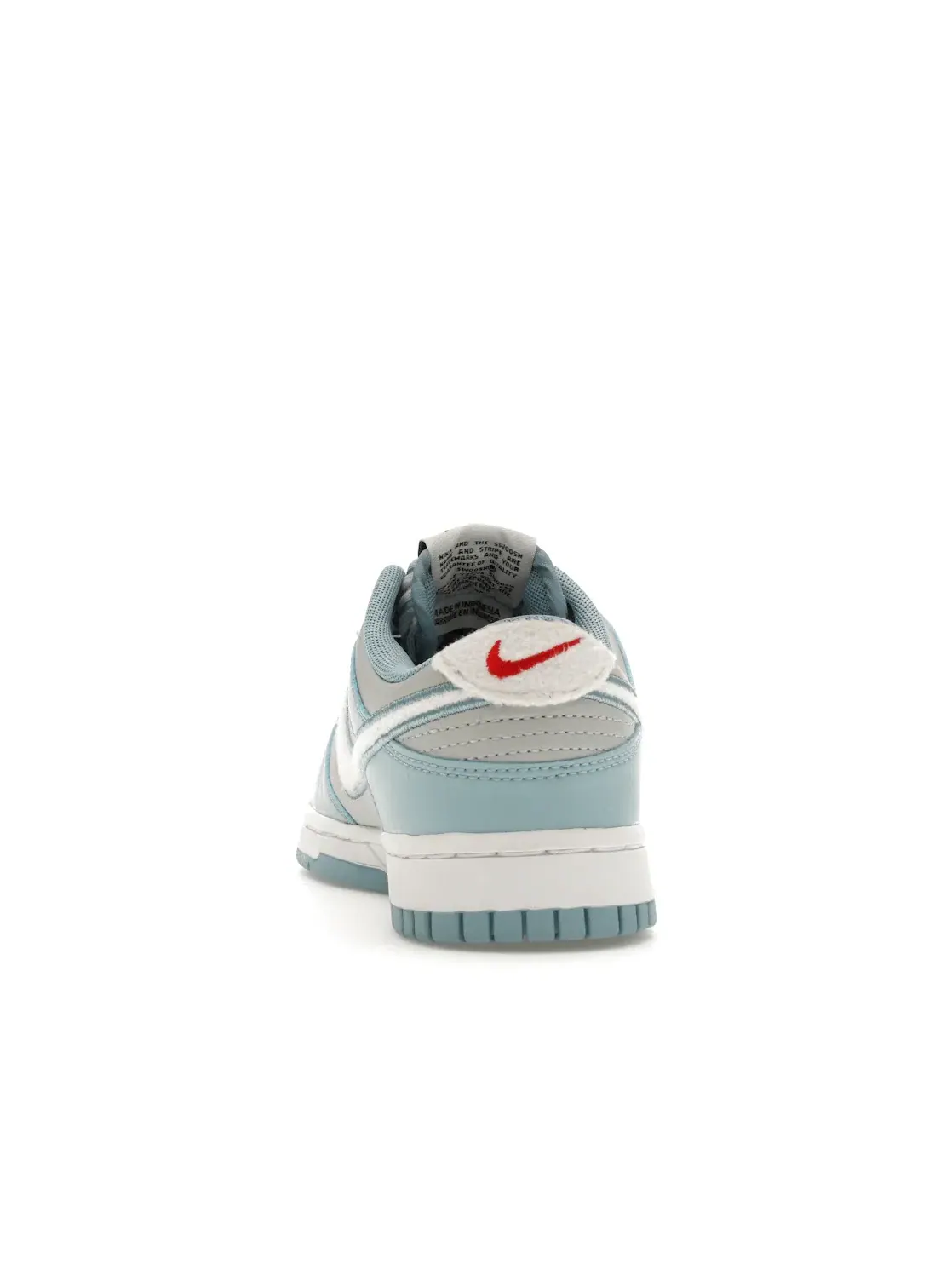 Мужские кроссовки с замшевыми вставками Nike Dunk Low Retro — изображение 4 из 4, серый/синий/белый