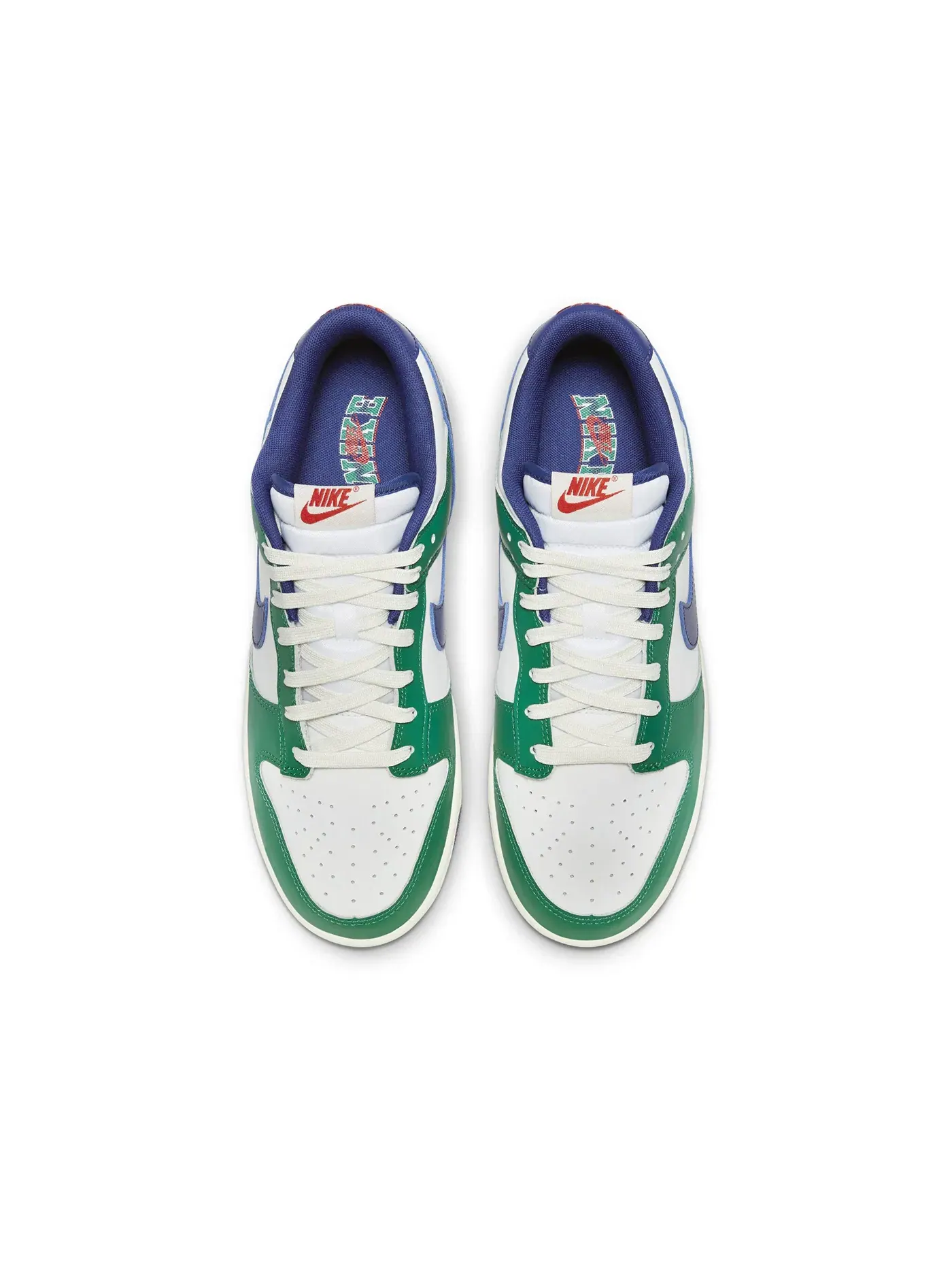 Мужские кроссовки из кожи и сетки Nike Dunk Low Retro — изображение 3 из 4