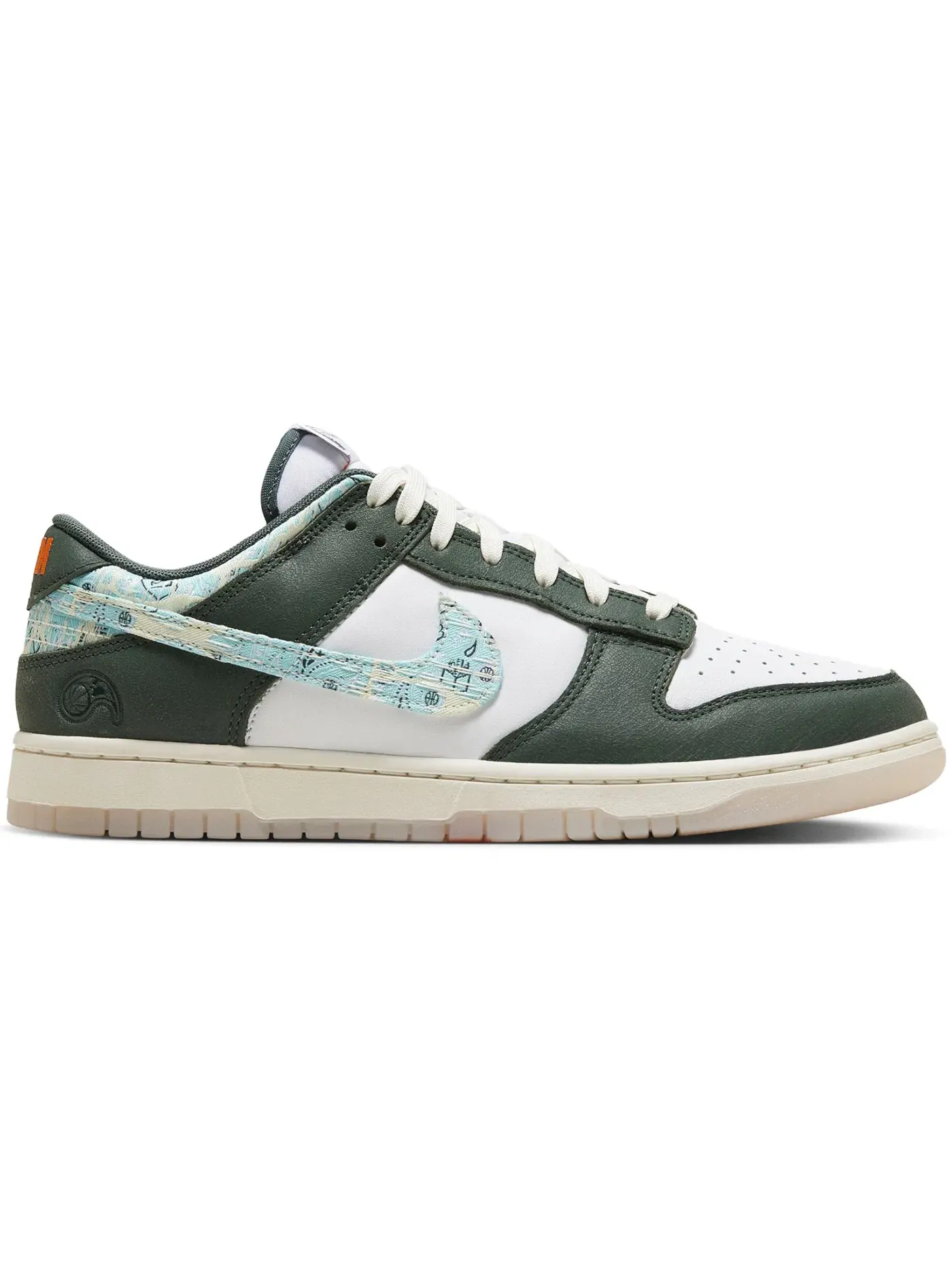 Мужские кроссовки Lifestyle Nike Dunk Low Retro — изображение 1 из 4, синий/зеленый/белый