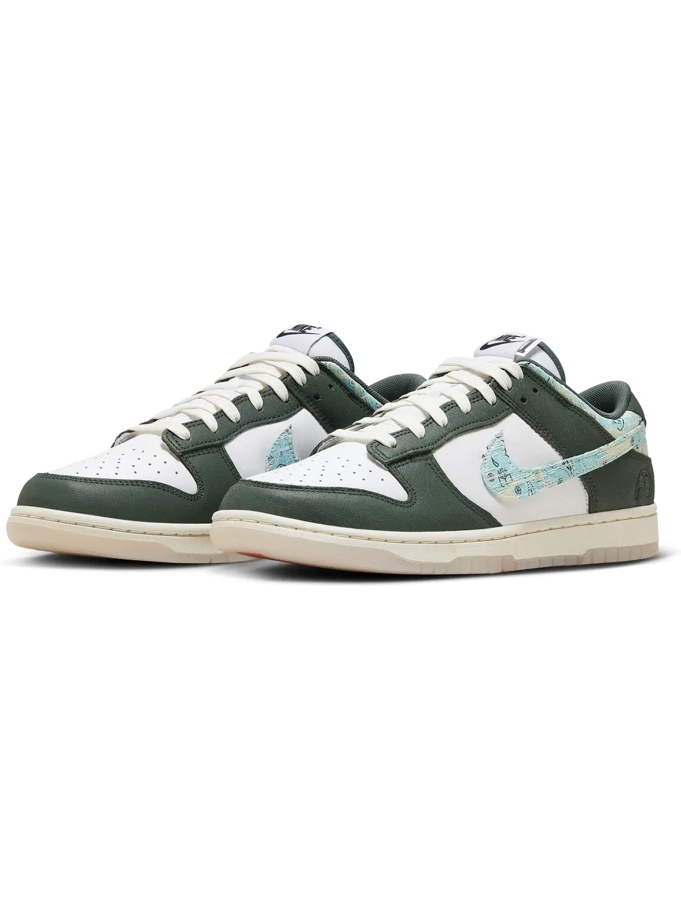 Мужские кроссовки Lifestyle Nike Dunk Low Retro — изображение 2 из 4, синий/зеленый/белый