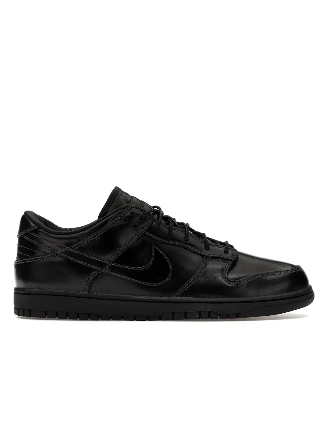 Мужские кроссовки повседневные Nike Dunk Low Retro Premium — изображение 1 из 4, черный/черный/черный