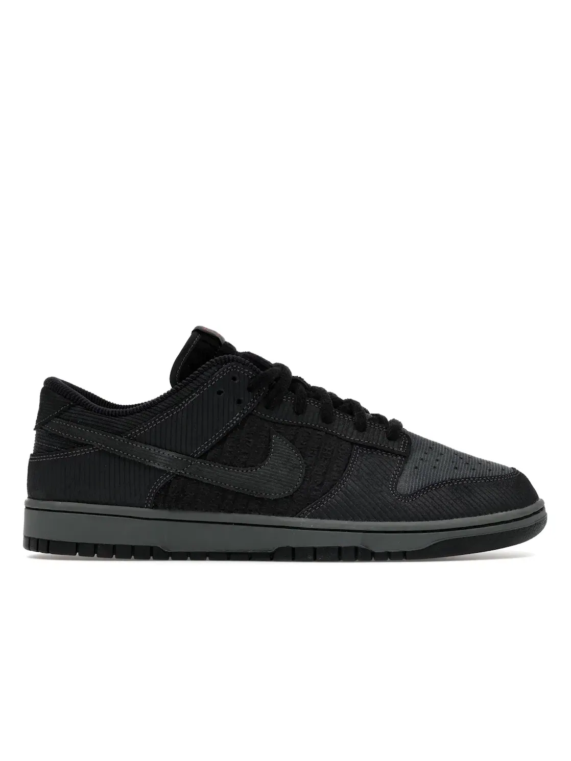 Мужские кроссовки с вельветовым материалом Nike Dunk Low Retro Premium — изображение 1 из 4, черный
