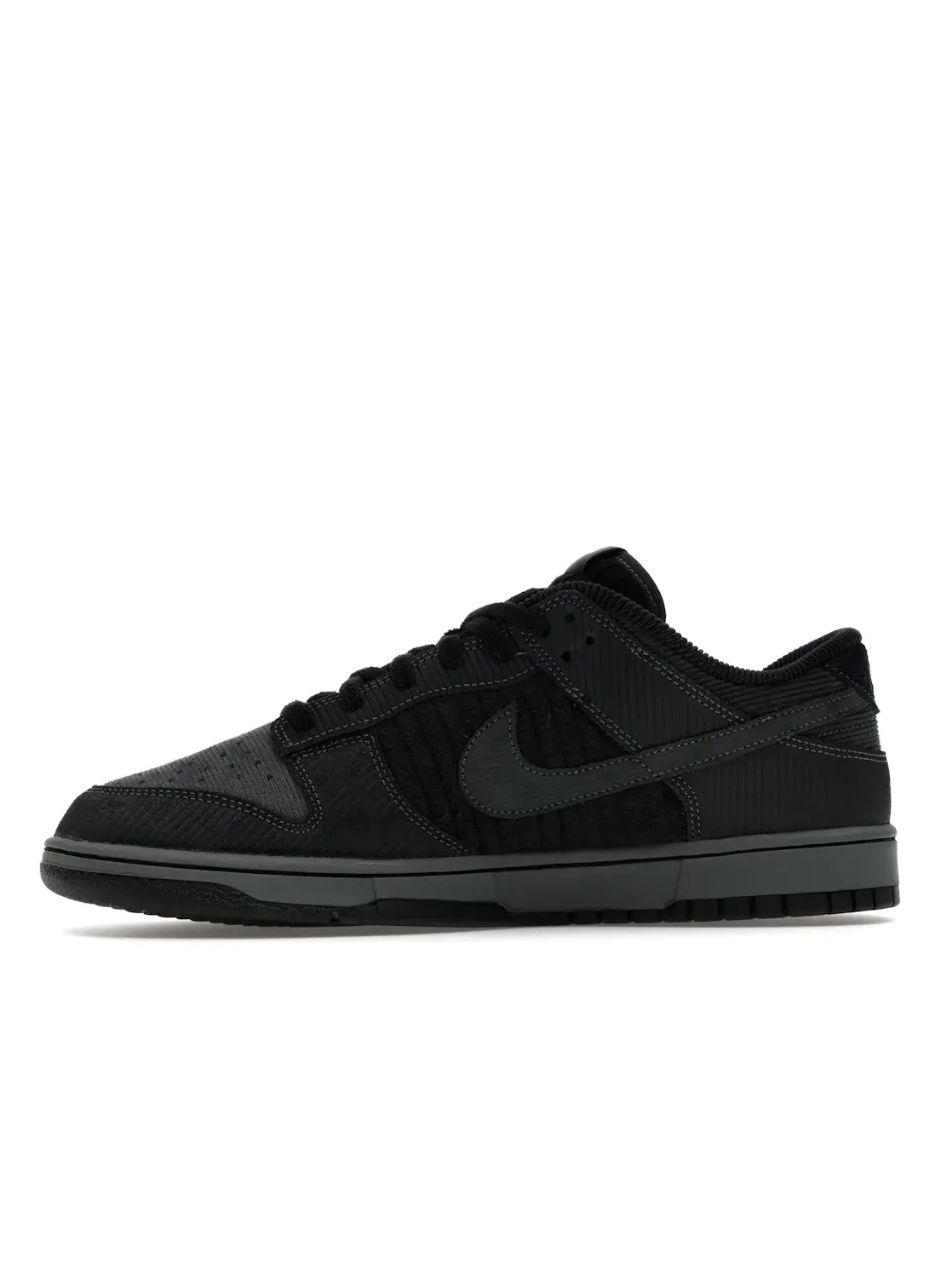 Мужские кроссовки с вельветовым материалом Nike Dunk Low Retro Premium — изображение 3 из 4, черный