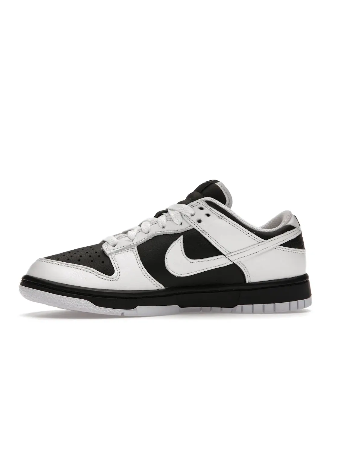 Мужские кроссовки с кожаным верхом Nike Dunk Low Retro — изображение 3 из 4, черный/белый-белый