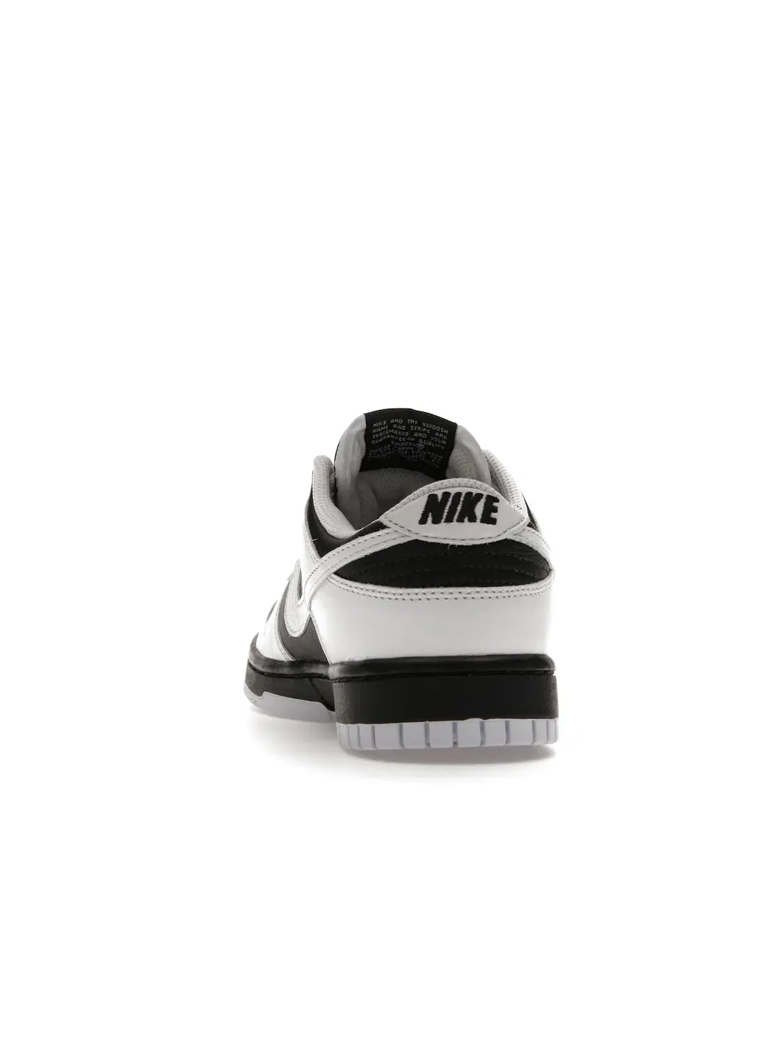 Мужские кроссовки с кожаным верхом Nike Dunk Low Retro — изображение 4 из 4, черный/белый-белый