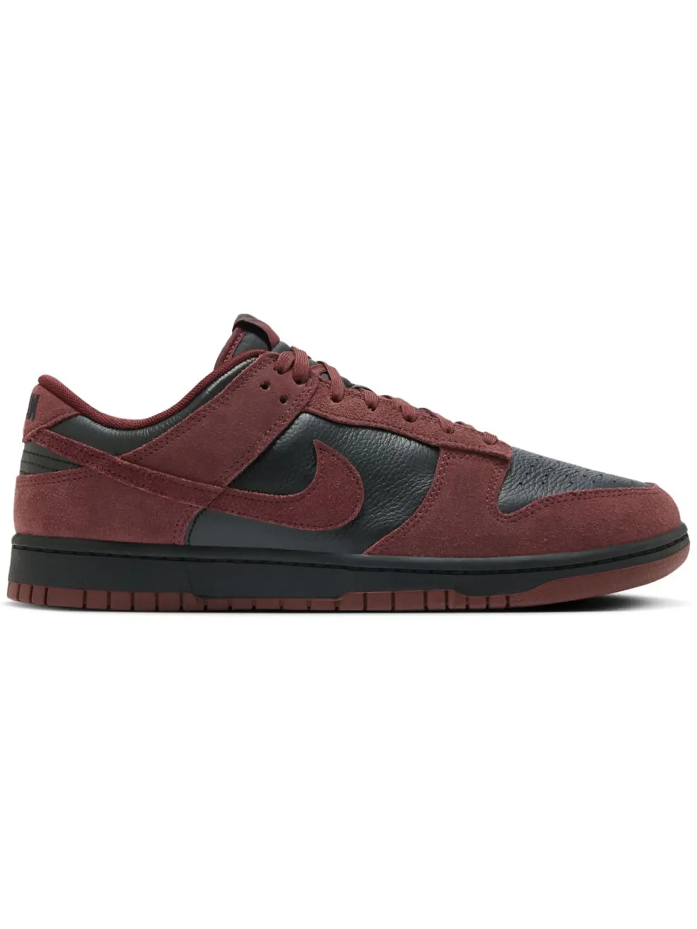 Мужские кроссовки повседневные Nike Dunk Low Retro SE — изображение 1 из 1, черный/темный красный