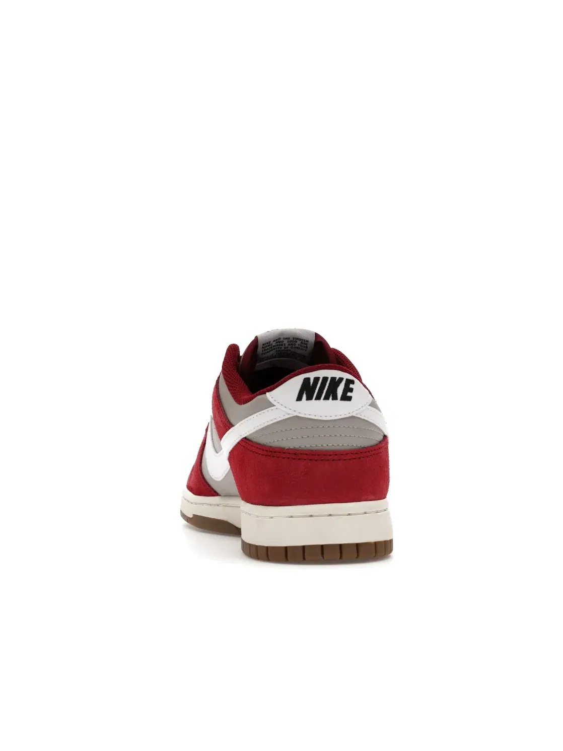 Мужские кроссовки повседневные Nike Dunk Low Retro SE — изображение 4 из 4, серый/белый/красный